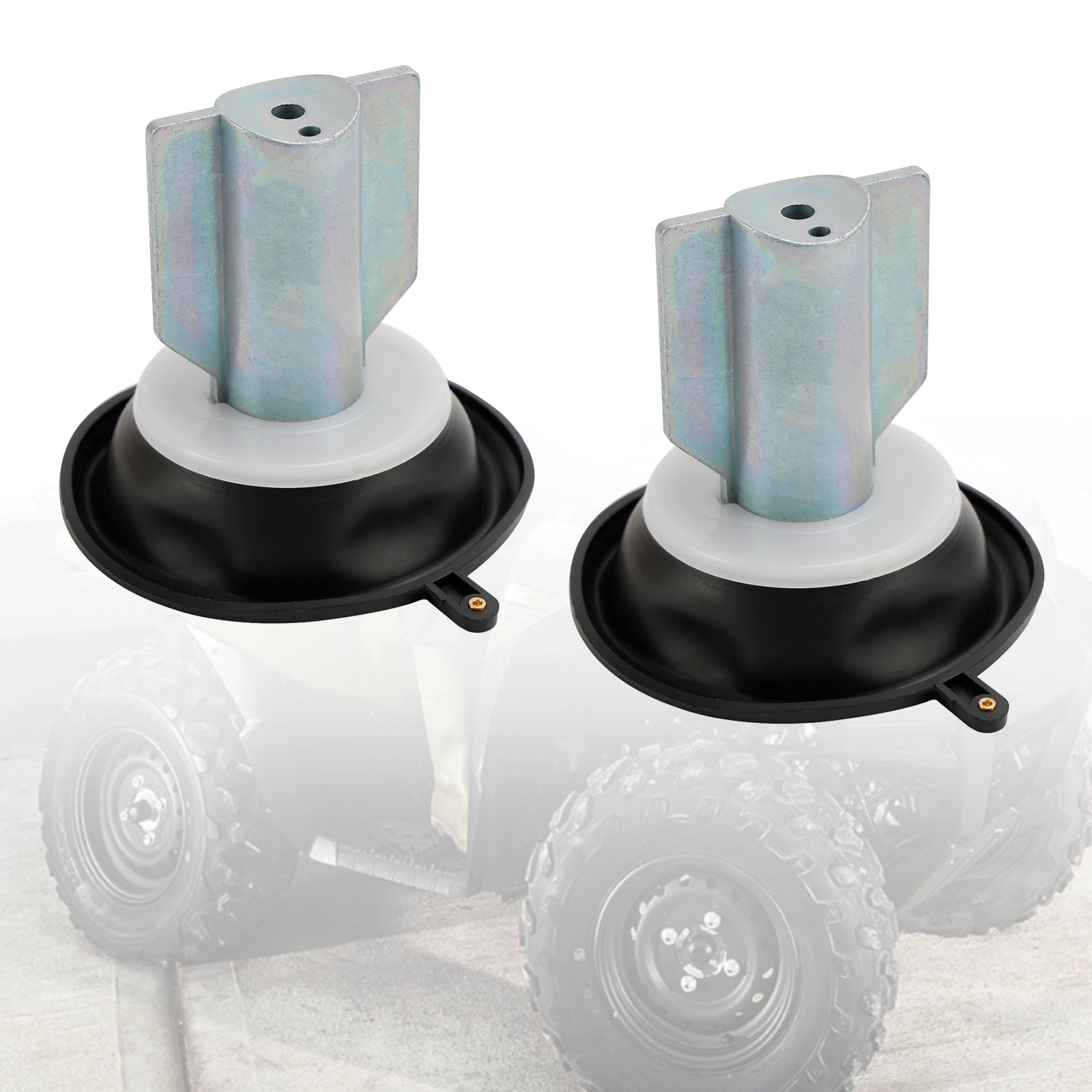 2 diaphragmes de piston de carburateur adaptés à Kawasaki PRAIRIE 700 KVF650 KVF700