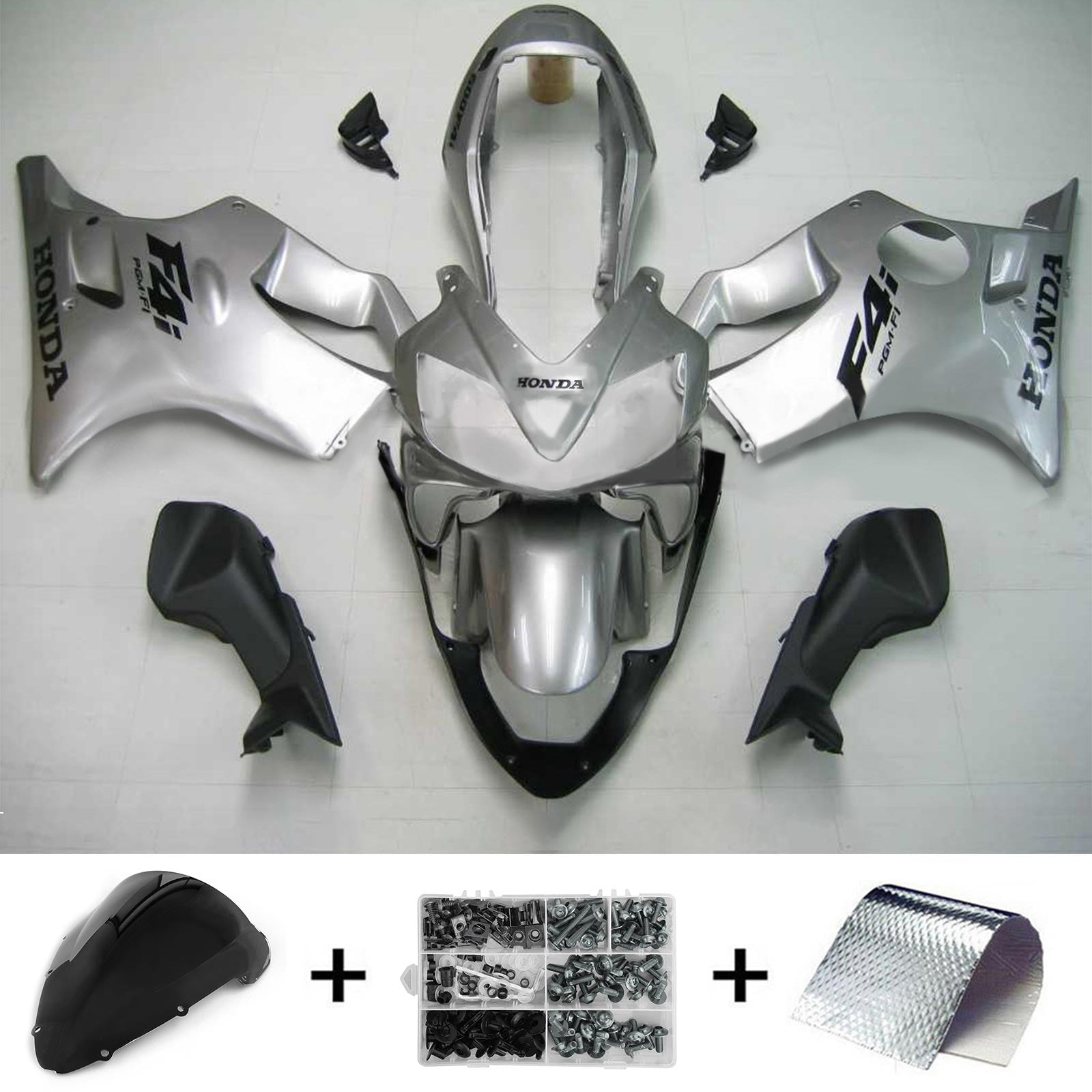 2004-2007 Honda CBR600 F4i Amotopart injectiekuipset carrosserie kunststof ABS #122