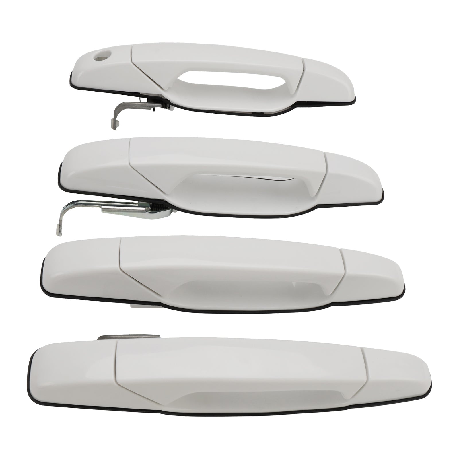 Silverado Sierra 2007-2013 4PCS Front & Rear Door Handle Set White