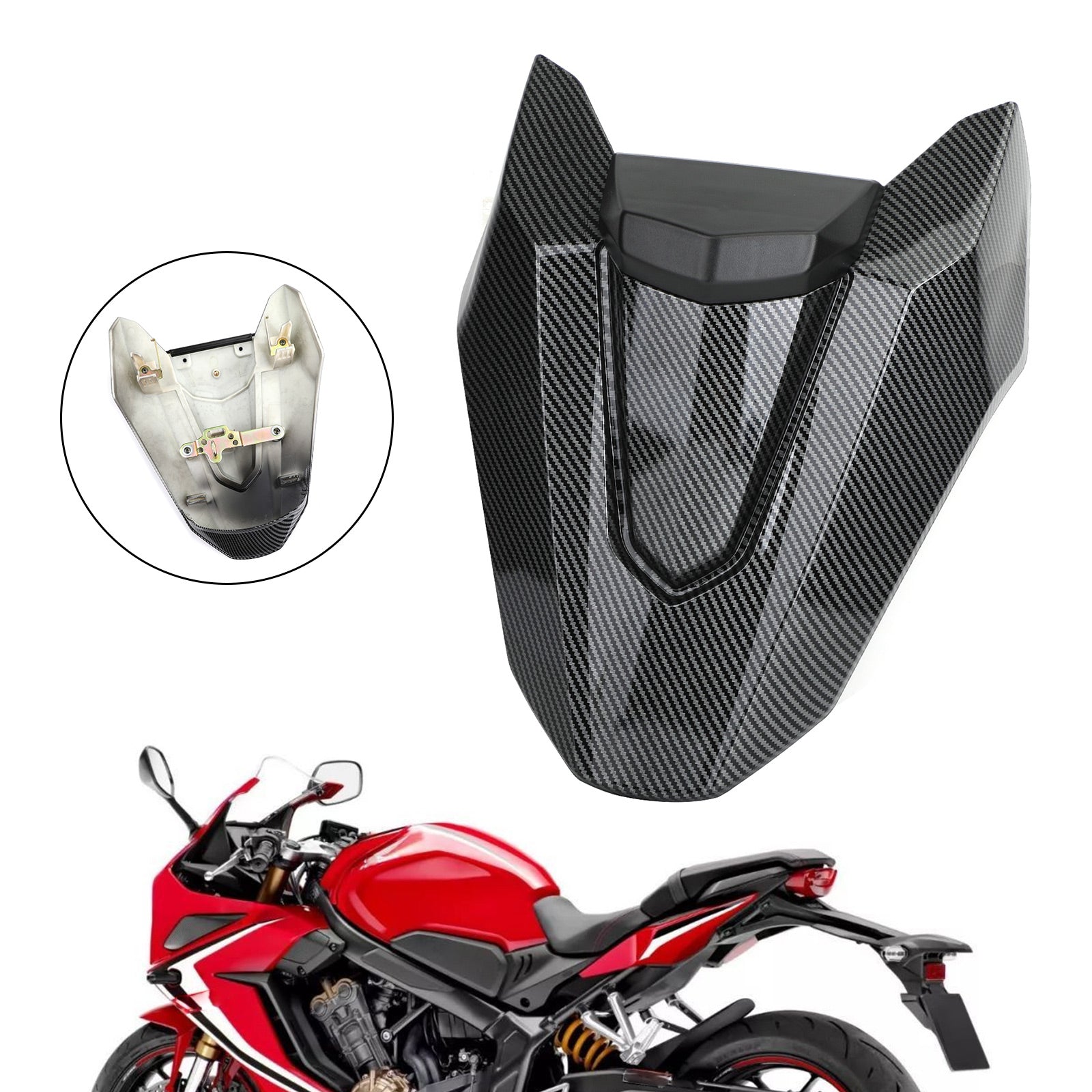 Honda CBR650R 2019-2020 motorfiets achterbank passagierskap kuip