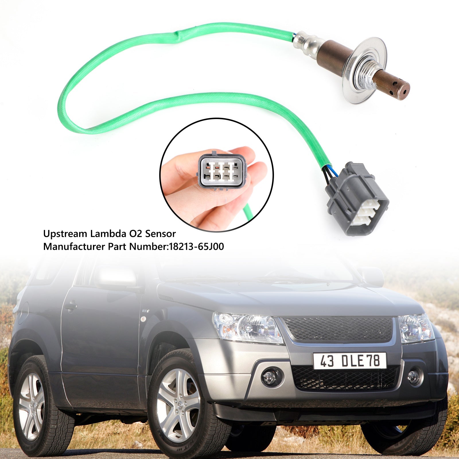 18213-65J00 Stroomopwaartse Lambda O2 Sensor Voor Suzuki Grand Vitara 1.6 2.0L 06-15 Generiek