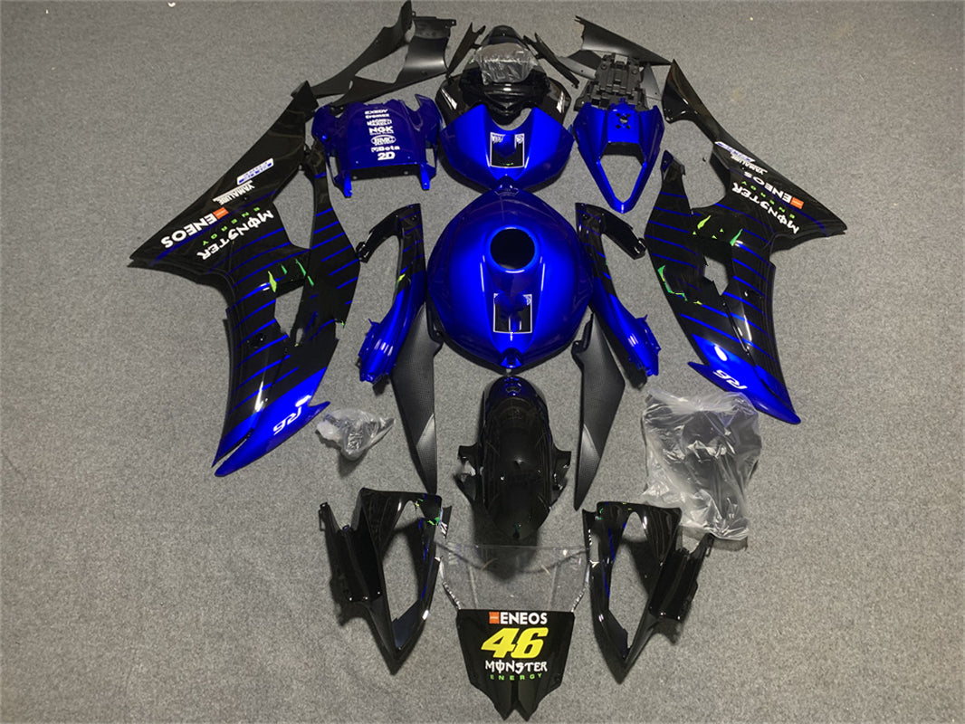 2008-2016 Yamaha YZF 600 R6 Injection Fairing Kit Bodywork Plastic ABS #190