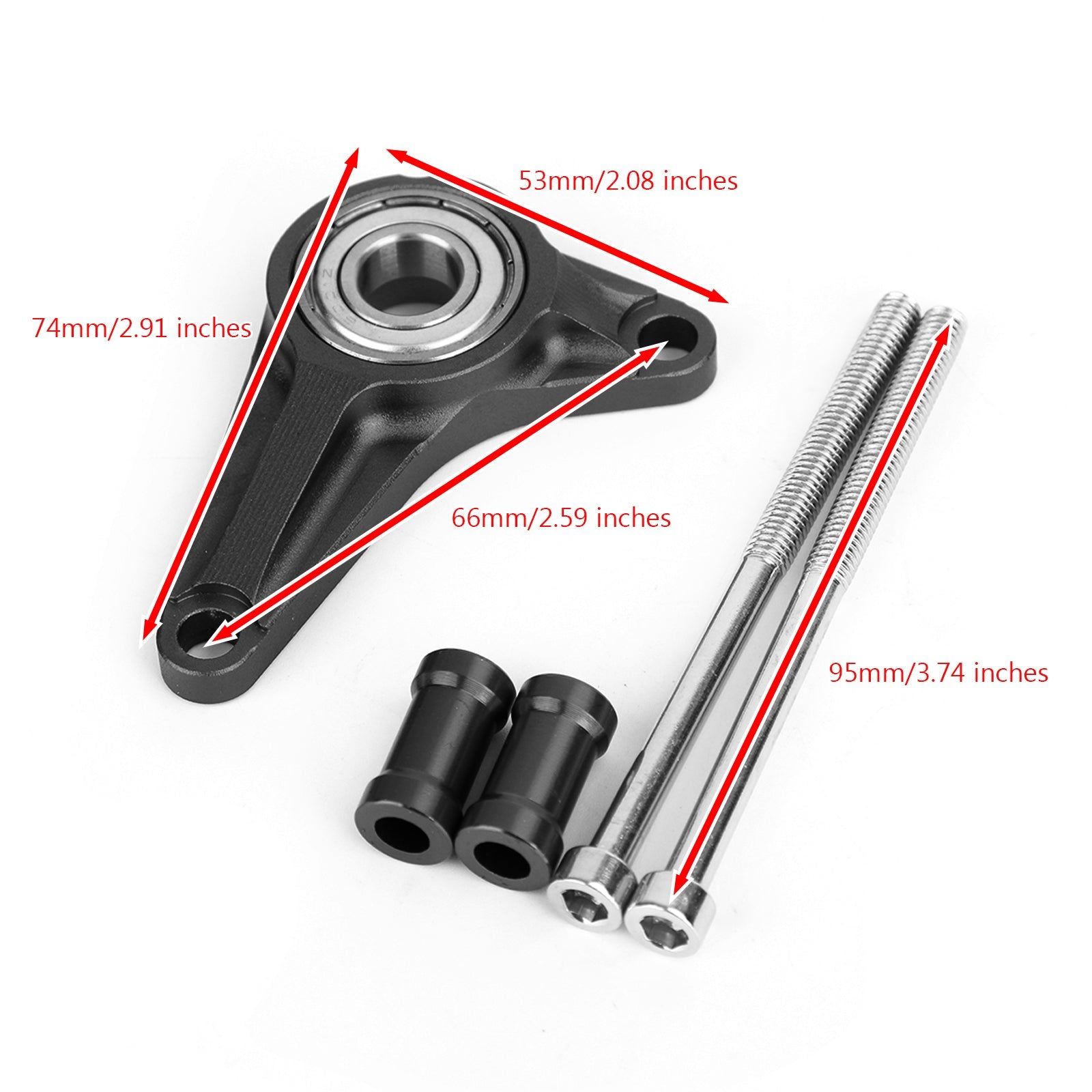 CNC-versnellingsstabilisator hoog aangepast voor Honda Grom MSX125 / SF 2013-2019