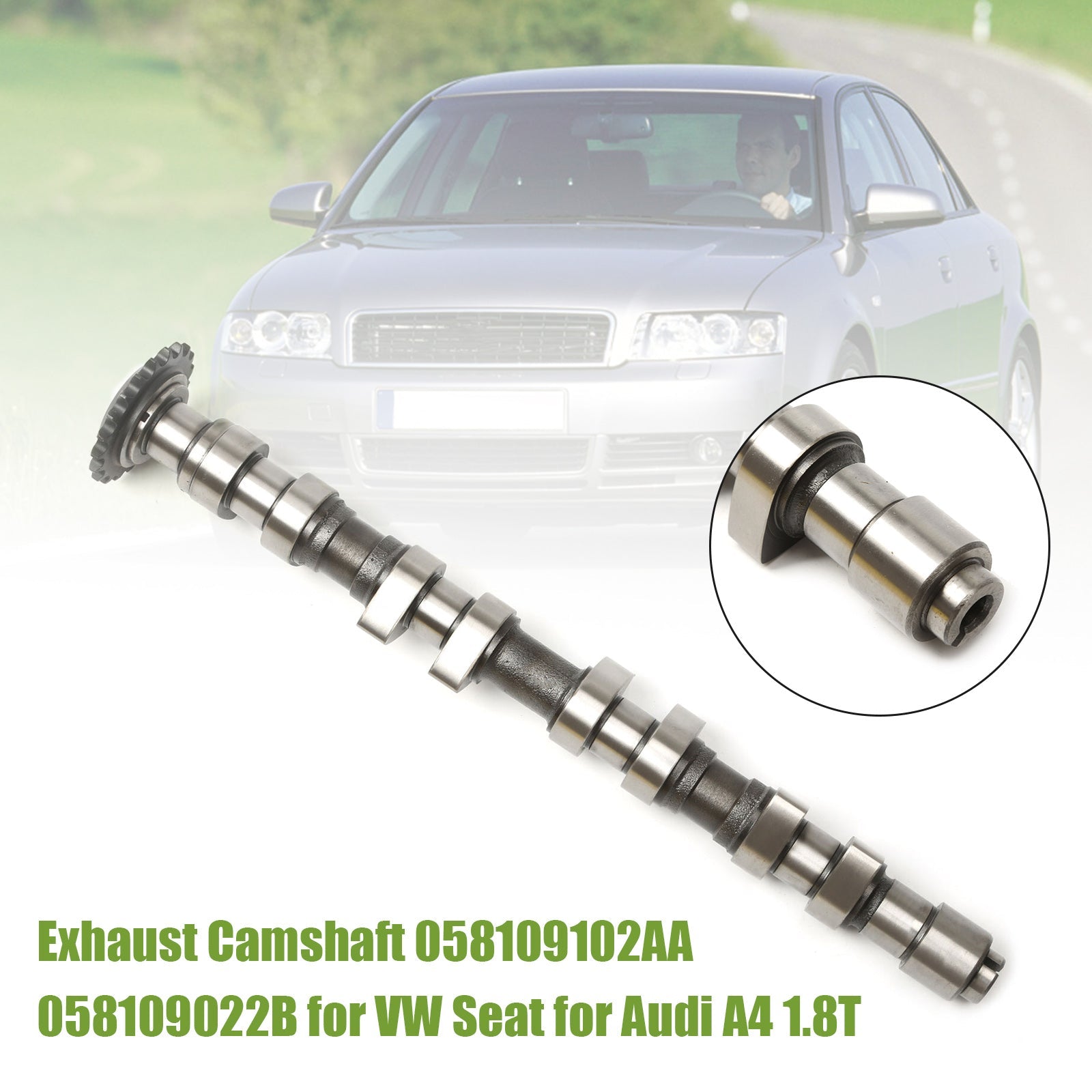 Volkswagen Golf 2000-2007 / Jetta 1999-2005 1.8T Uitlaatnokkenas 058109102AA 058109022B