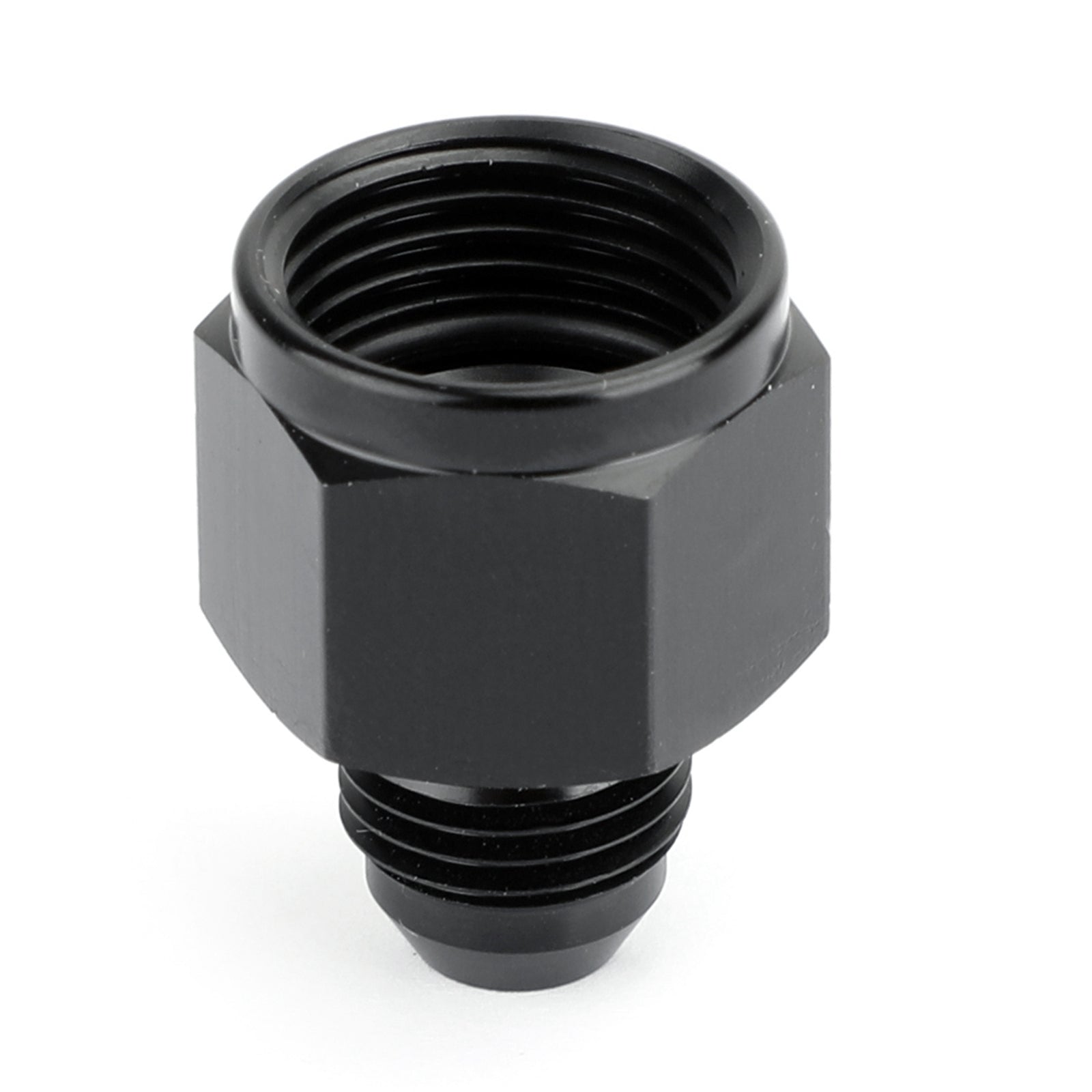 Black -8 AN Female -6 AN Male AN Flare Fitting Reducer Adapter 8AN to 6AN Generic