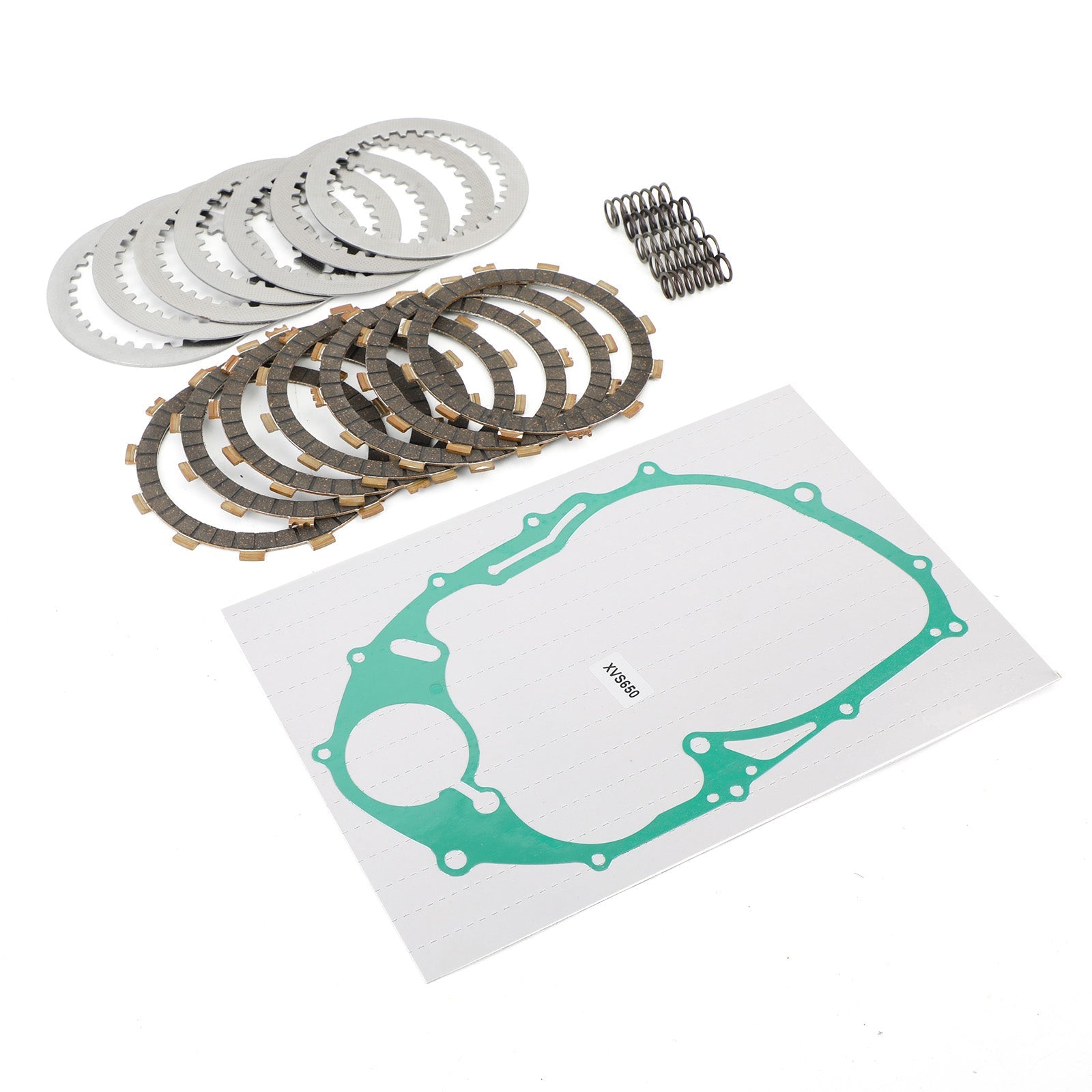 Kit de plaque d&#39;embrayage et de joint 3B6-W001 G-00-00 convient pour Yamaha V Star 650 1998-2011 Générique