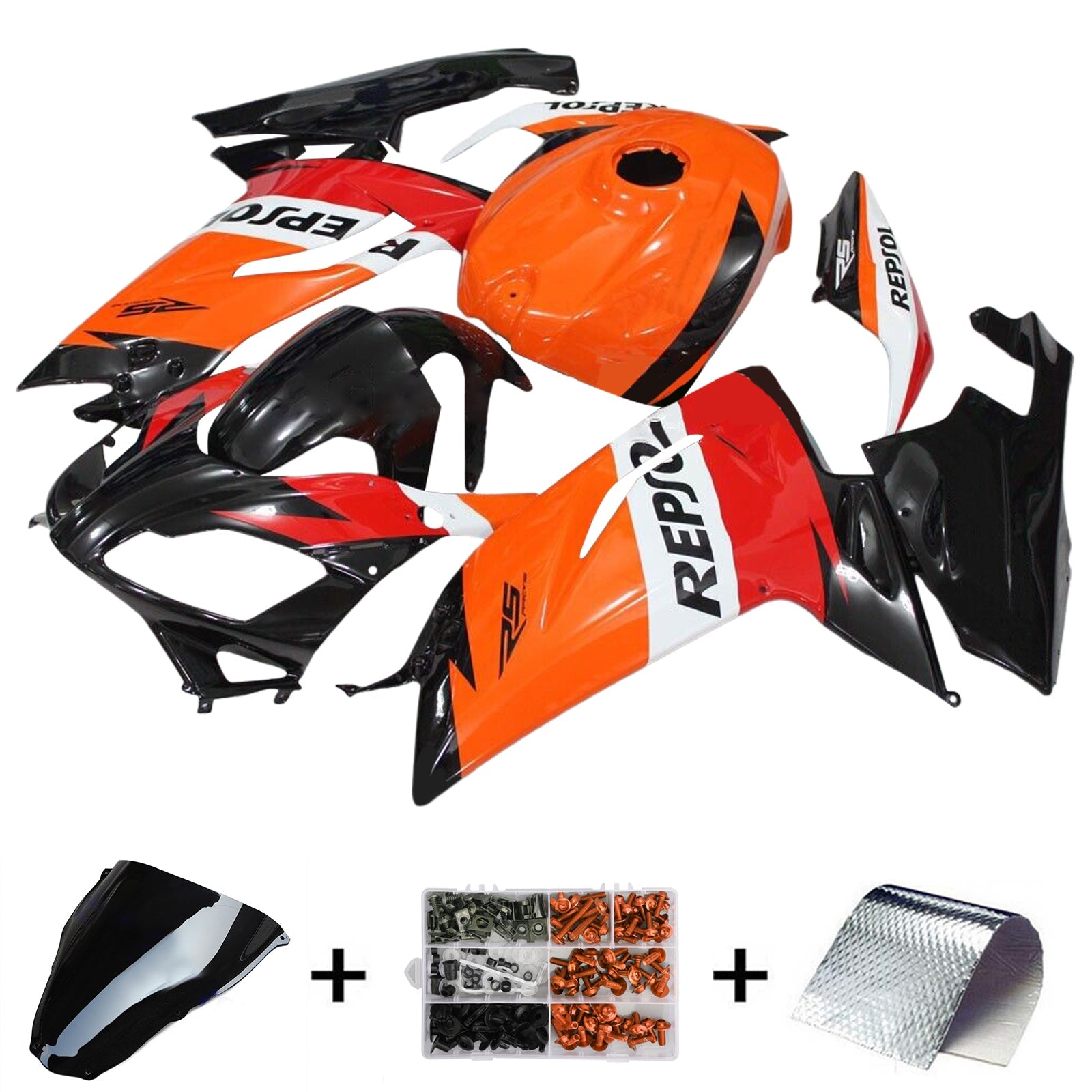 2006-2011 Aprilia RS125 Kit Carénage Carrosserie Plastique ABS