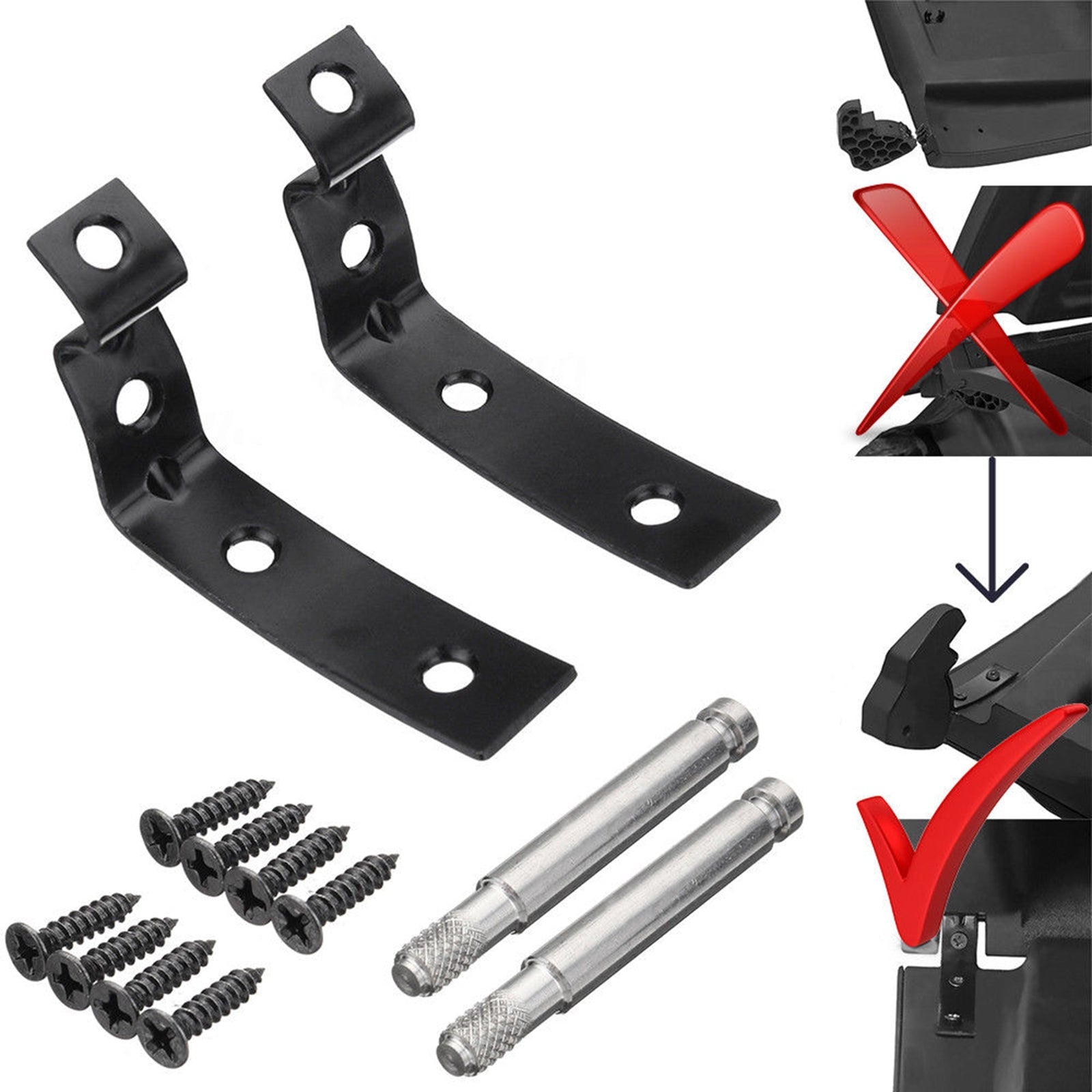 Nieuwe Handschoenenkastje Reparatieset Voor Audi Deksel Scharnier A4 S4 RS4 B6 B7 Beugel 8E2857131 Generiek