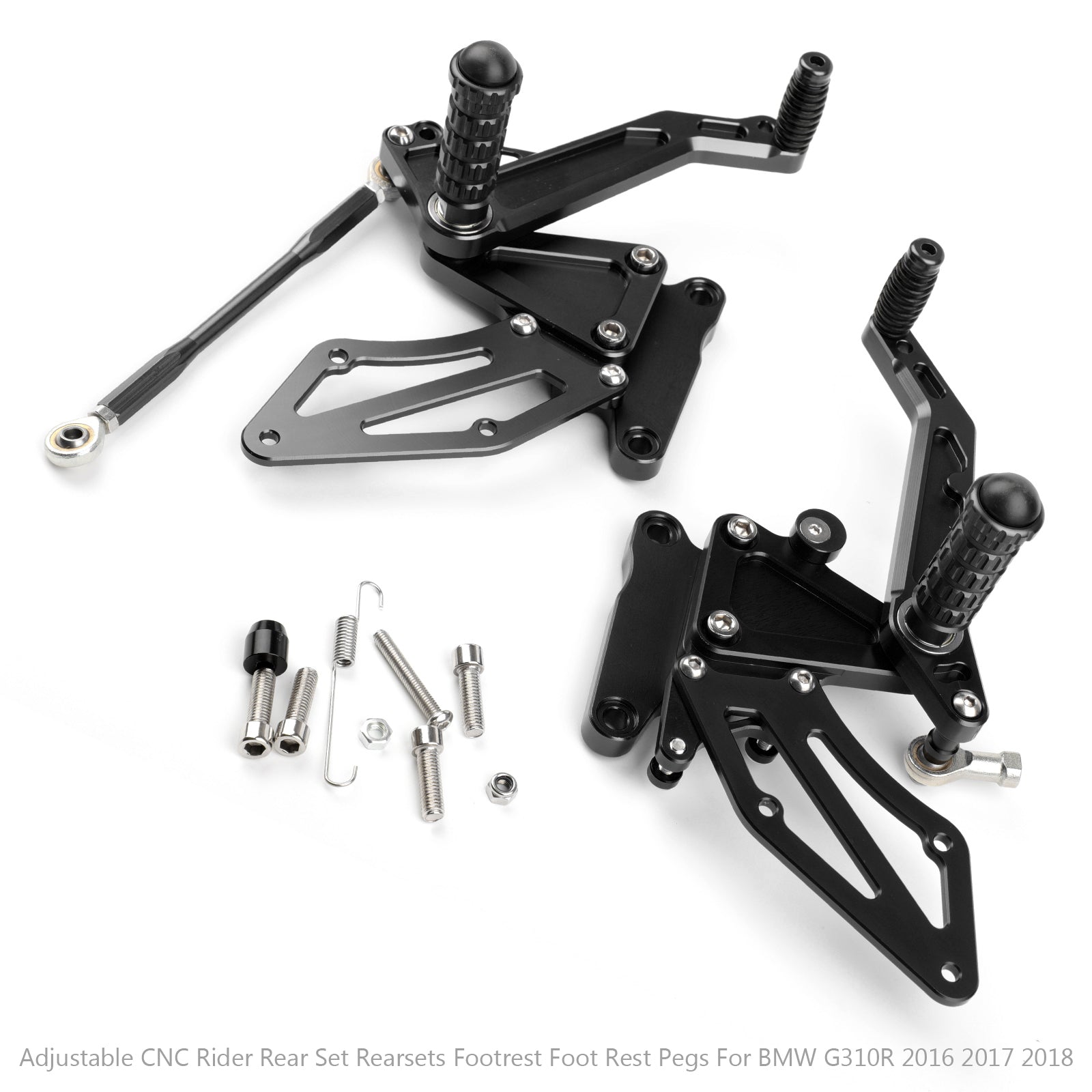 Repose-pieds arrière en aluminium CNC pour BMW G 310 R 2016 - 2019 (G310R K03) générique