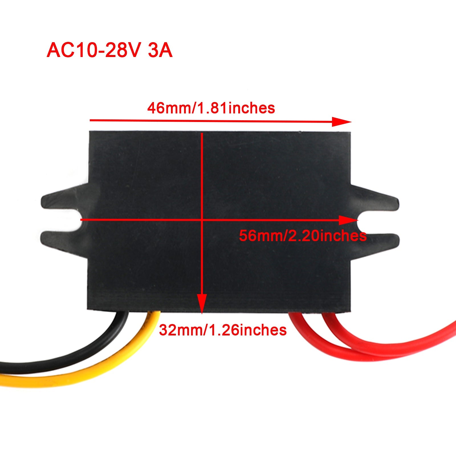 AC-DC strømforsyning AC10-28V til DC12V 3A/5A strømmodul Strømomformer