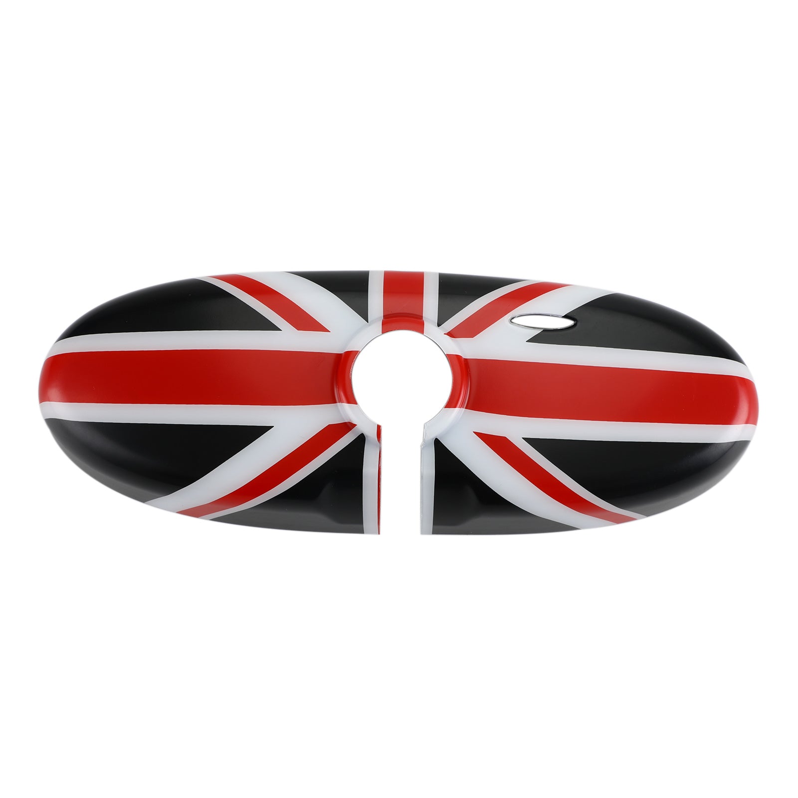 Couvercle de rétroviseur drapeau Union Jack UK, pour MINI Cooper R55 R56 R57, noir/rouge