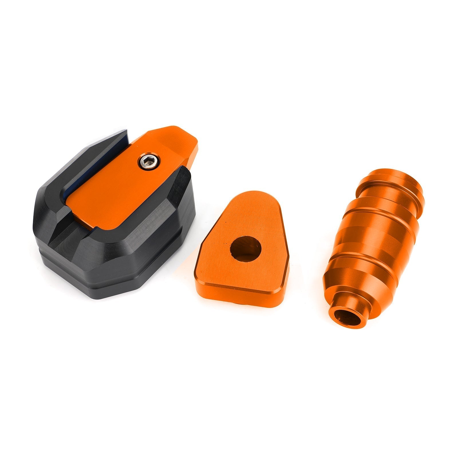 1 paar CNC oranje race motorfiets slippad grond crash sliders bescherming