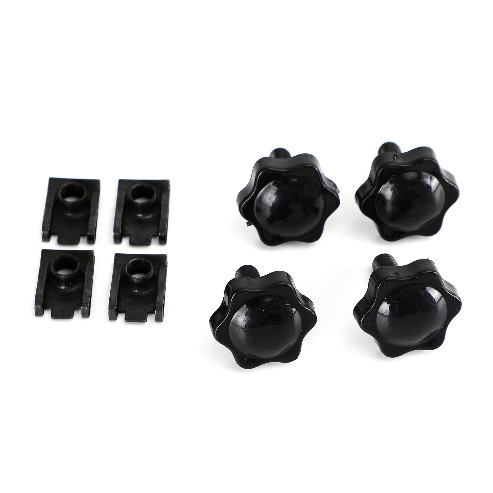 Saddlebag Lever Lock Bolts & Nuts Set Black Fits For Glide King Touring 96-19