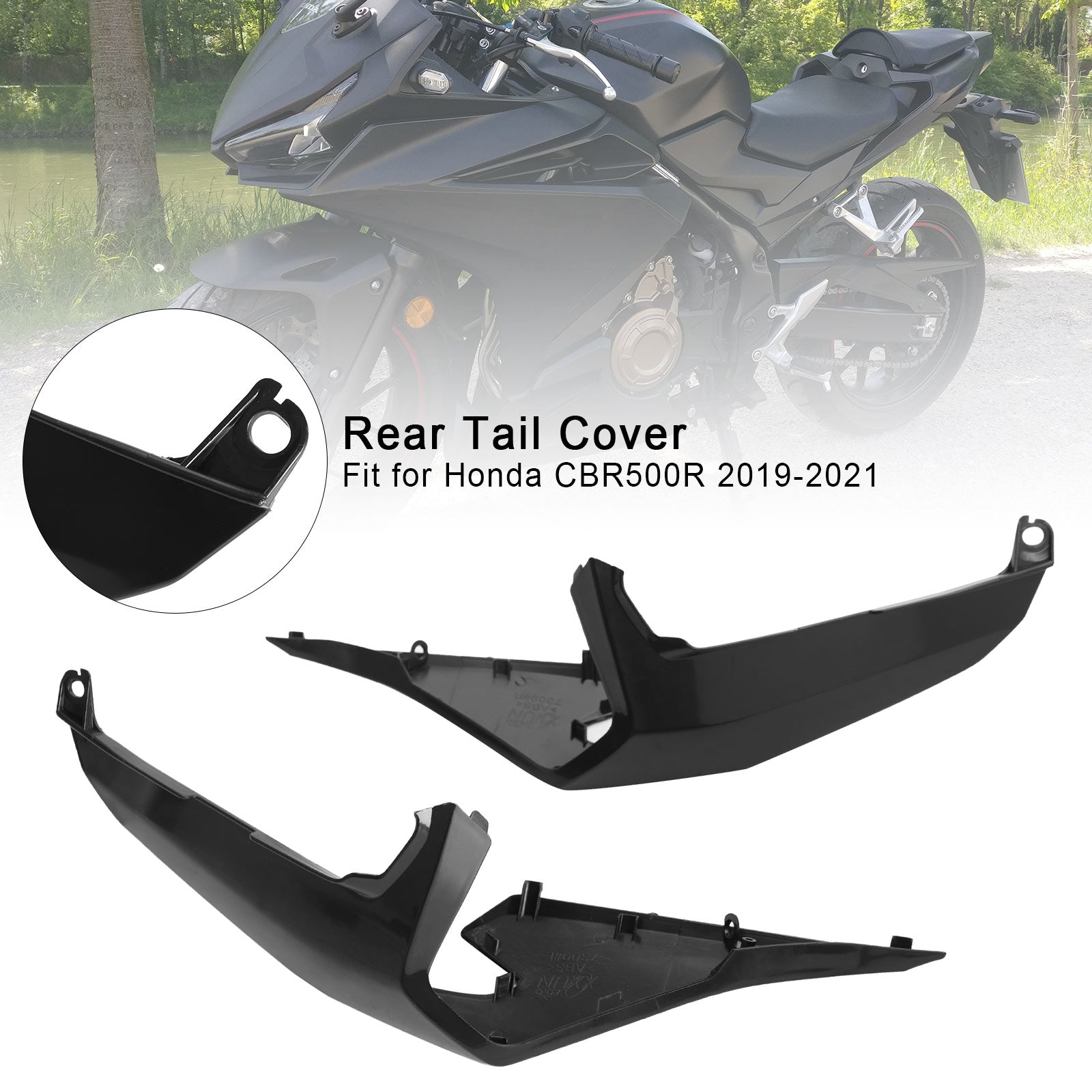 Honda CBR500R 2019-2021 Kit de carénage moulage par injection carrosserie non peinte générique