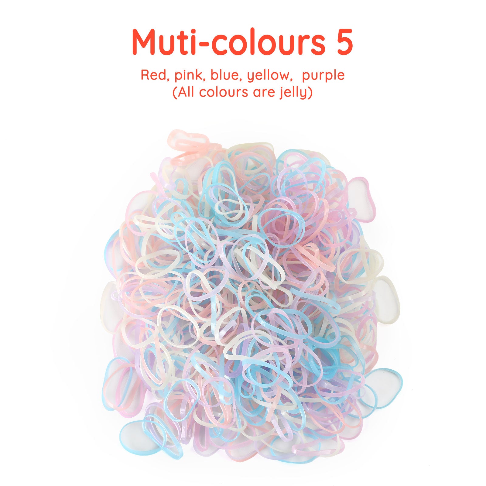 Various Colors Mini Hair Elastics Rubber Bands Braids Braiding Plaits Bands