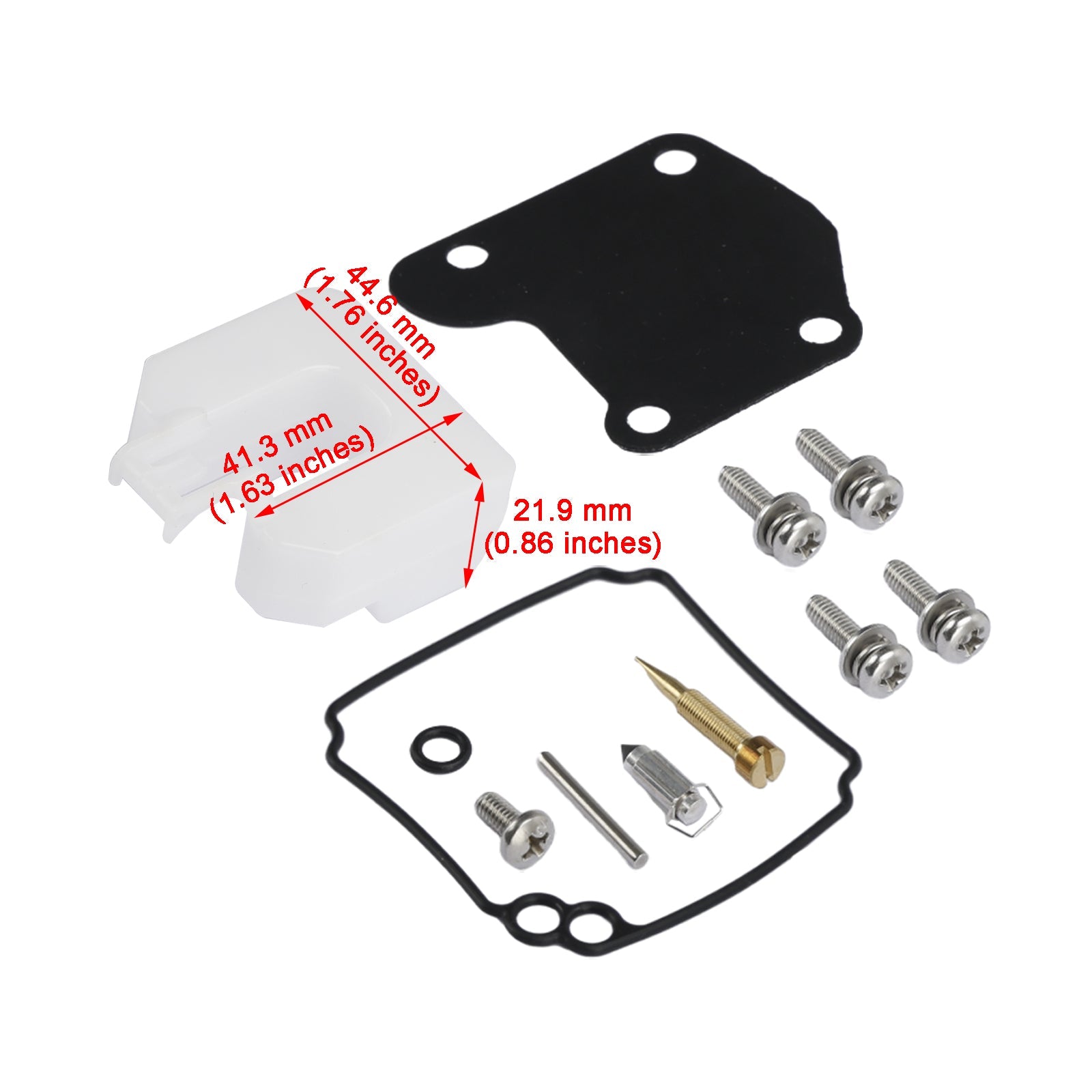 Kit de reconstruction de carburateur pour Yamaha 9,9 CV, 13,5 CV, 13,5 A, 15 CV, 15 F, 63 VW0093