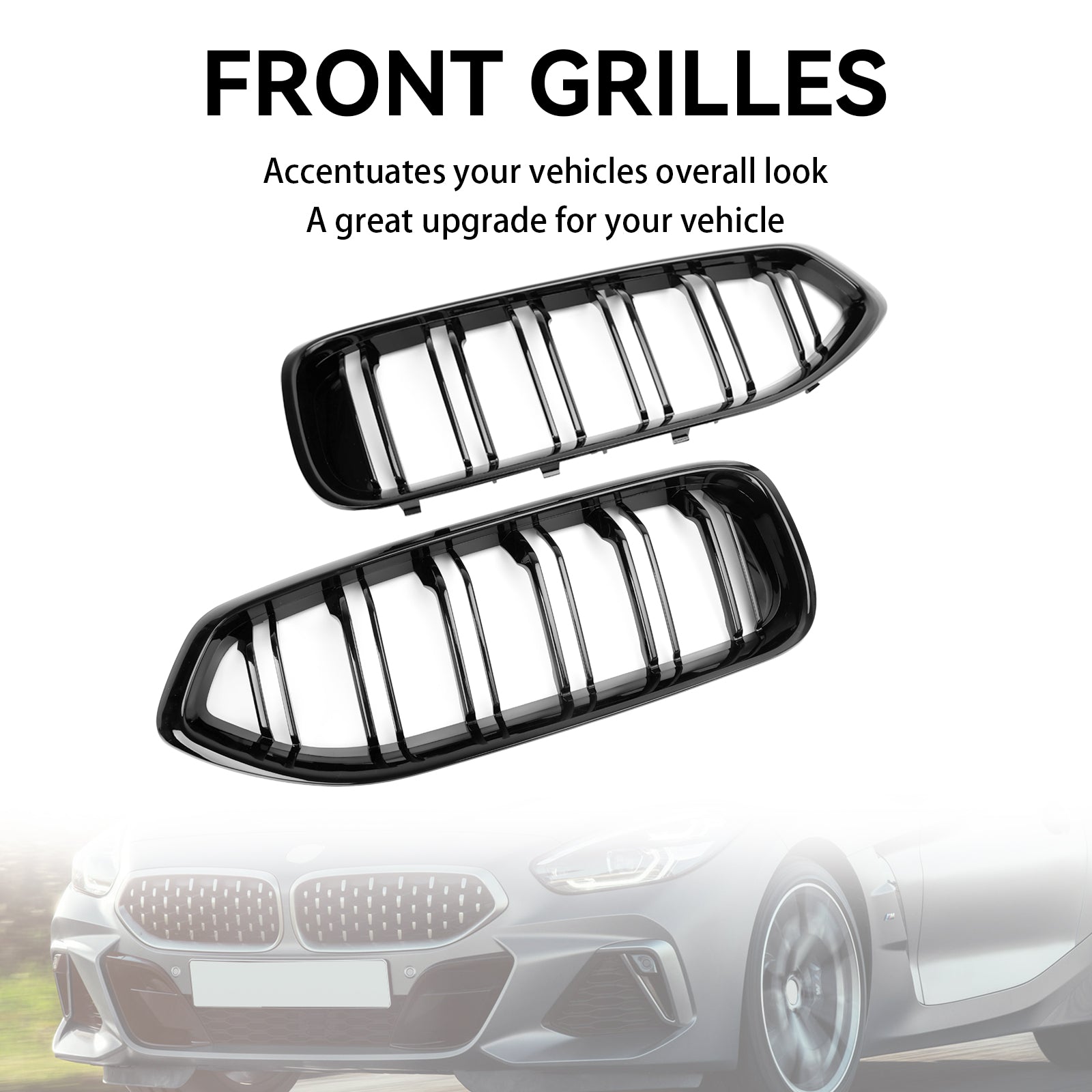 BMW G29 Z4 20I 30I M40I 2019-2023 Gloss Black Front Kidney Grill Grille