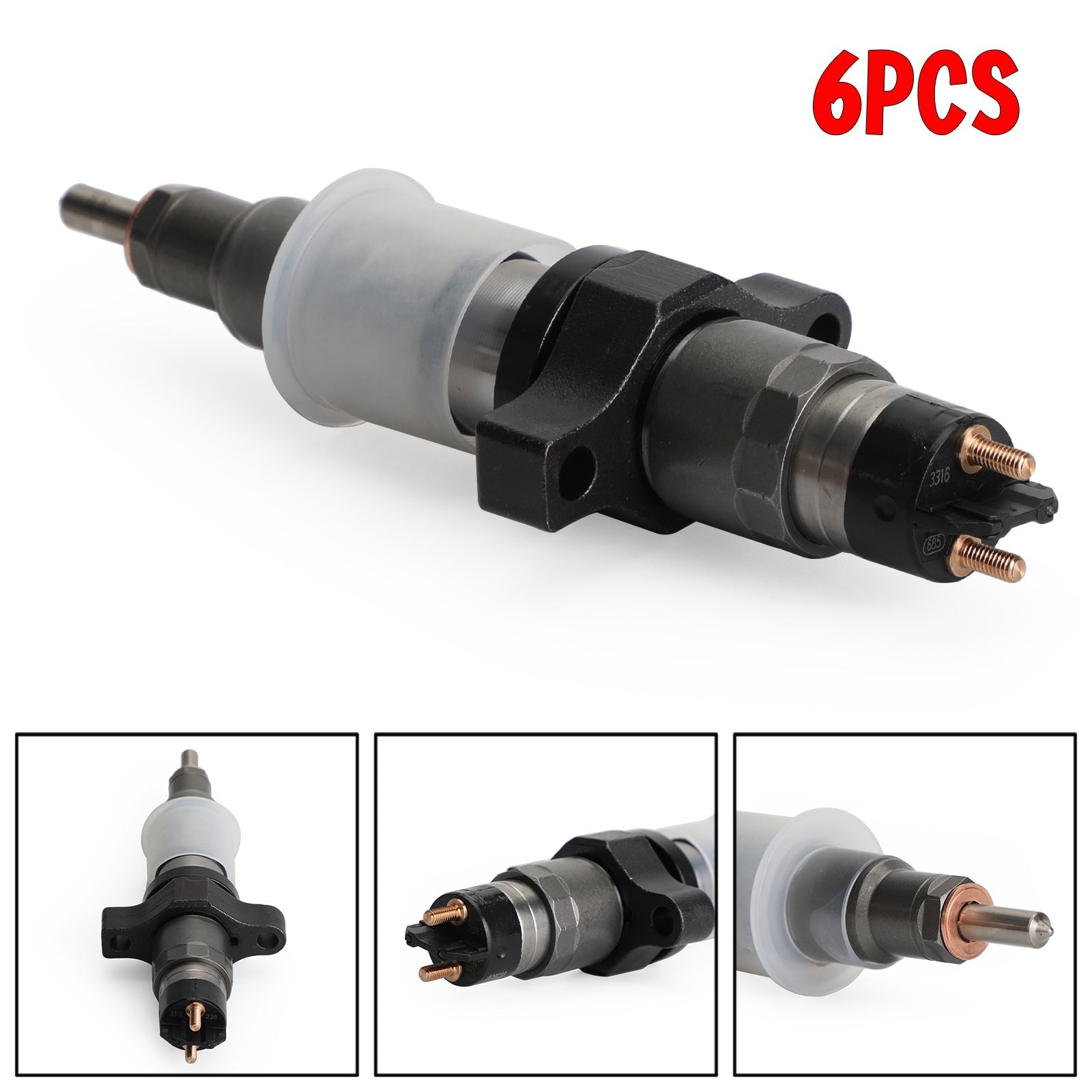 2004-2009 Dodge Ram Cummins 5.9L Diesel Rail Fuel Injectors 0445120238 voor generieke