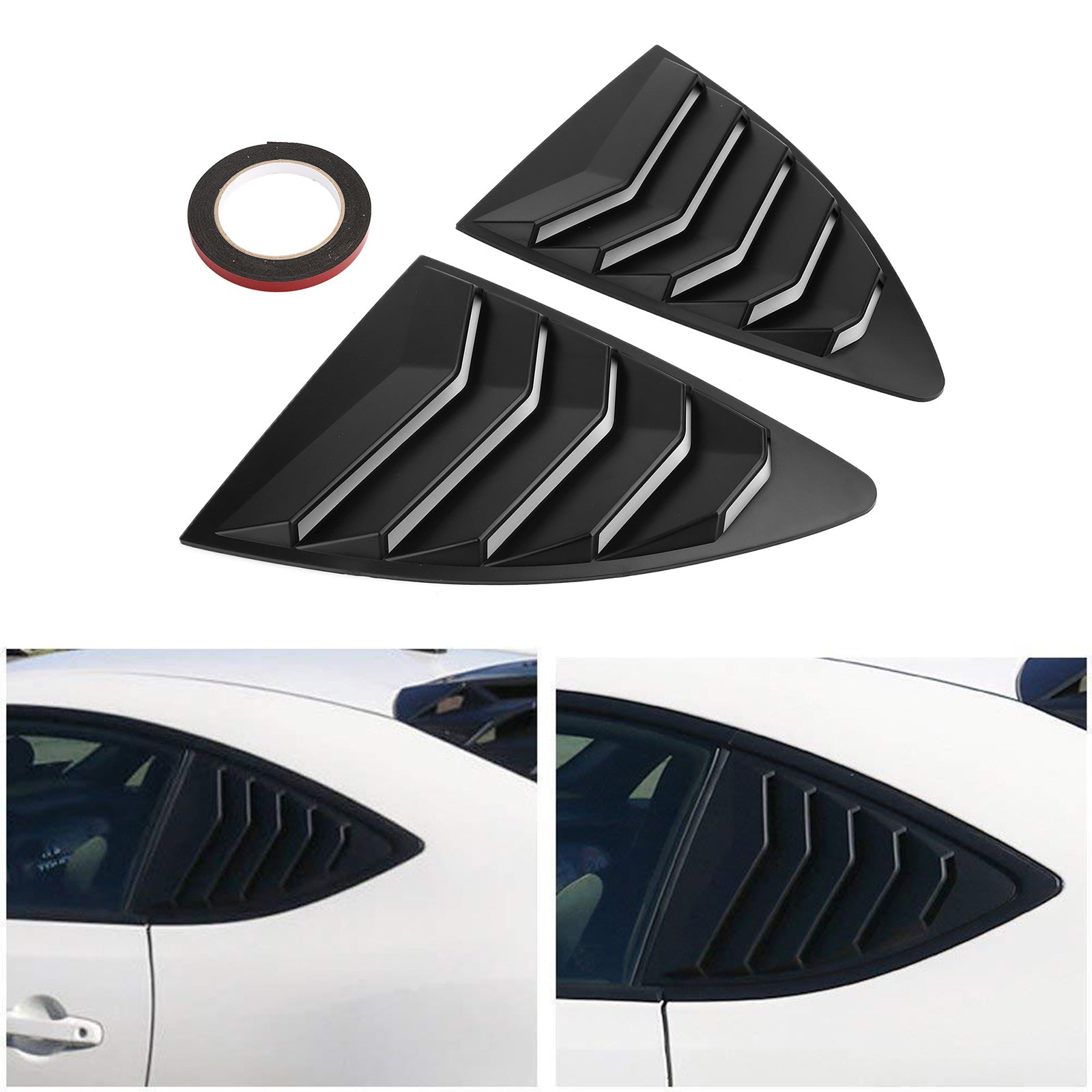 Matte Black Side Window Louver For 2013-2018 Scion FRS BRZ Toyota 86 GT86