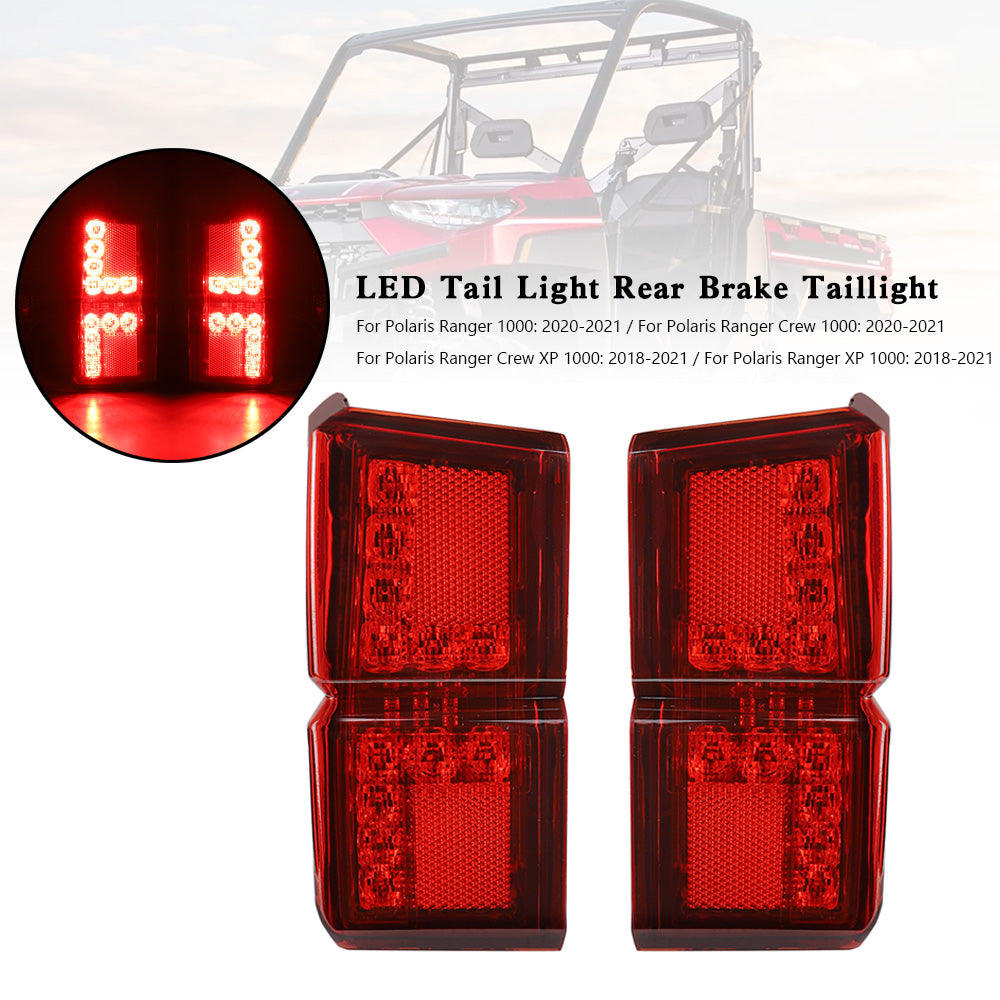 Feu arrière LED feu stop pour Polaris Ranger Crew XP 1000 2018-2021 2413766 rouge