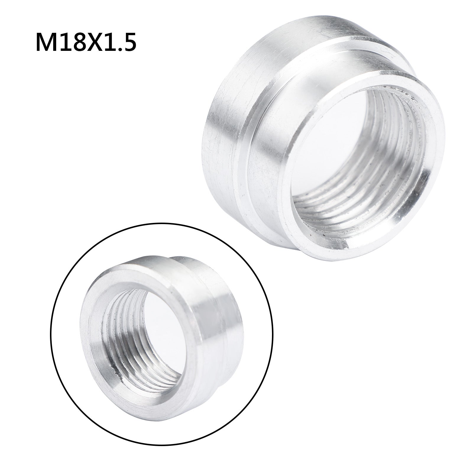 M18X1.5 Vrouwelijke aluminium lasfitting