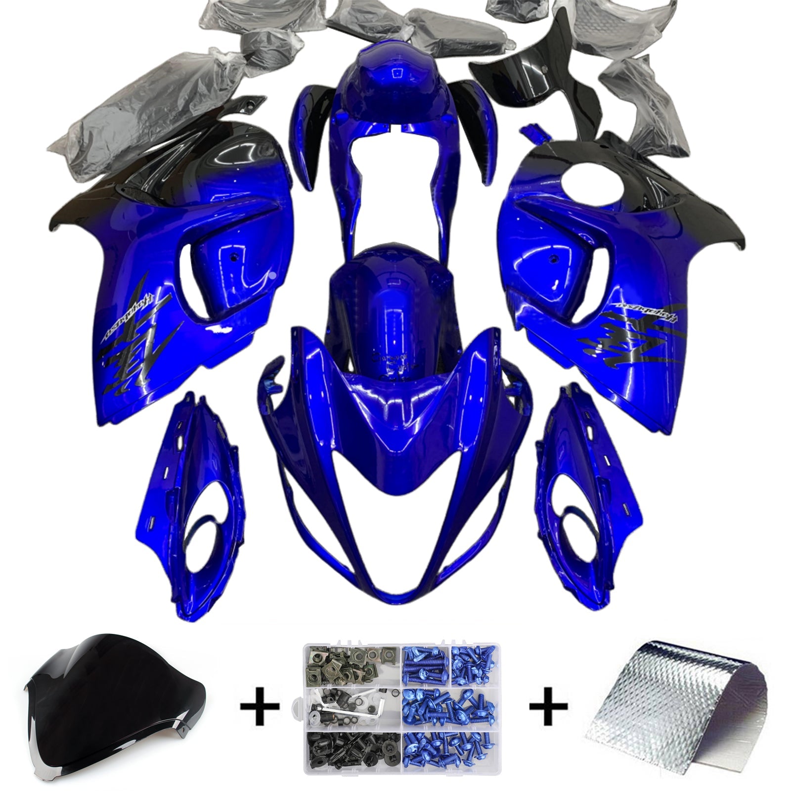 2008-2020 Suzuki Hayabusa GSX1300R Kit de carenado Carrocería Plástico ABS