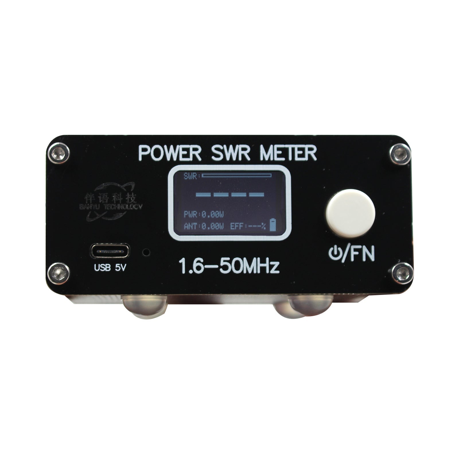 QRP 150W 1.6-50MHz SWR HF compteur d'ondes stationnaires à ondes courtes SWR/compteur de puissance FM/AM/CW