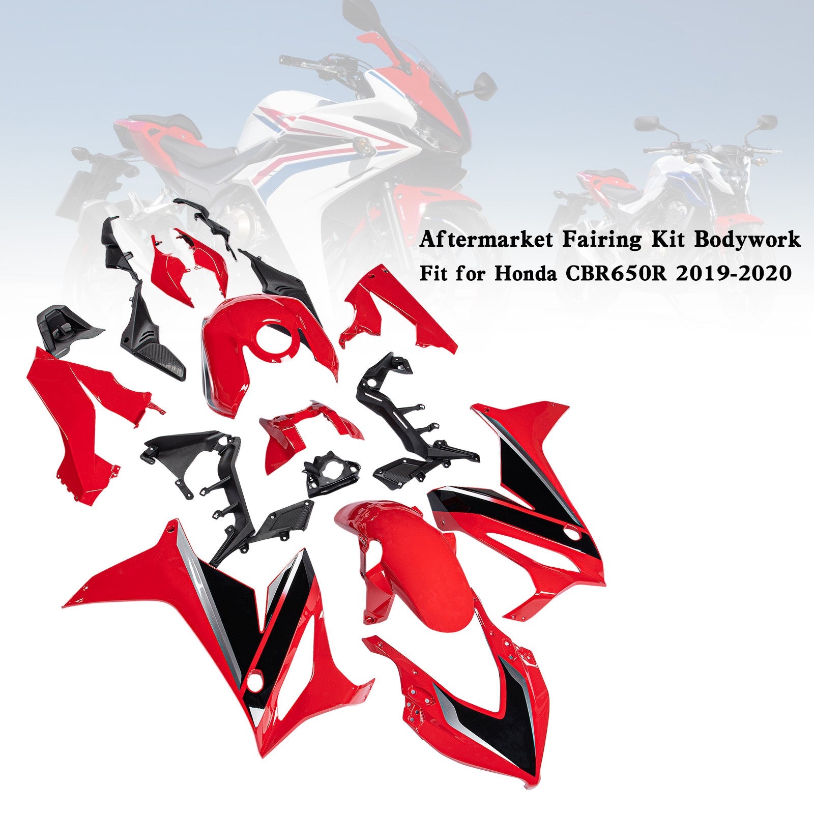 2019-2020 Honda CBR650R ABS kunststof spuitgietkuip