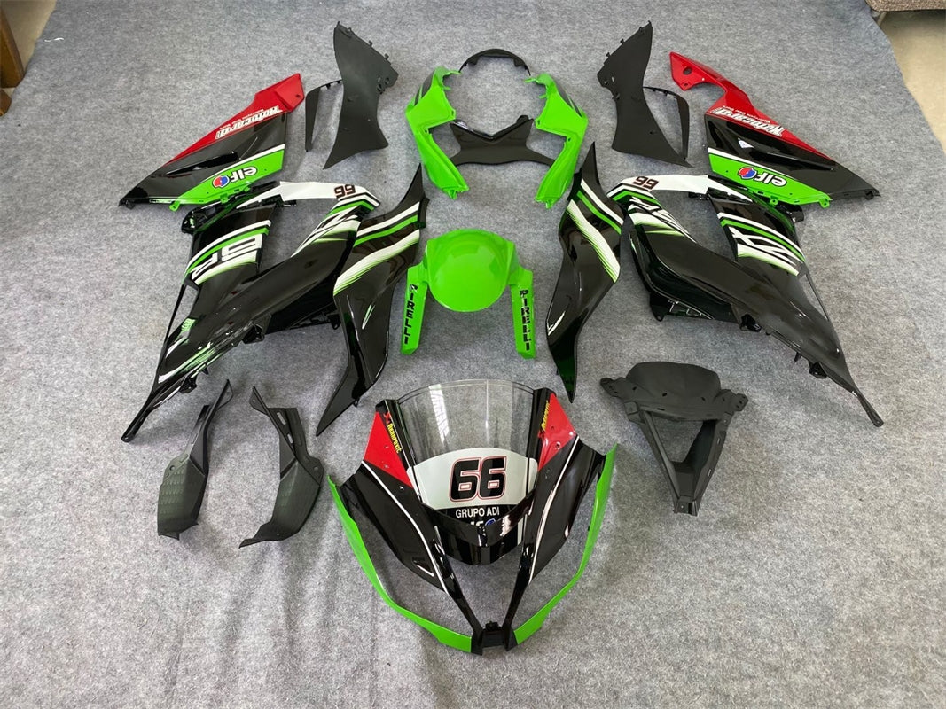 2013-2018 Kawasaki ZX6R 636 kåpesett karosseri plast ABS