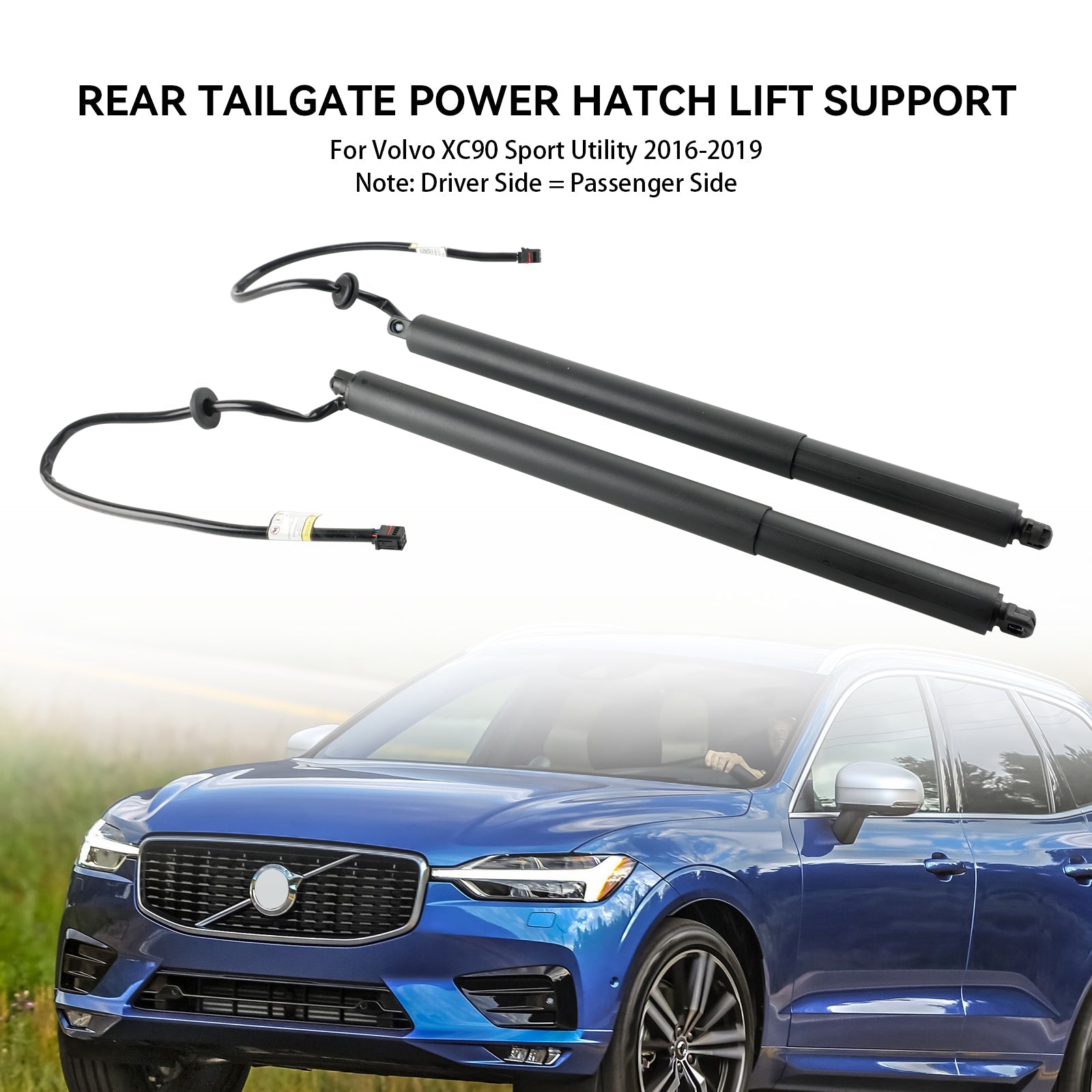 2016-2019 Volvo XC90 Sport Utility Rear Tailgate Power Lift Support 2PCS