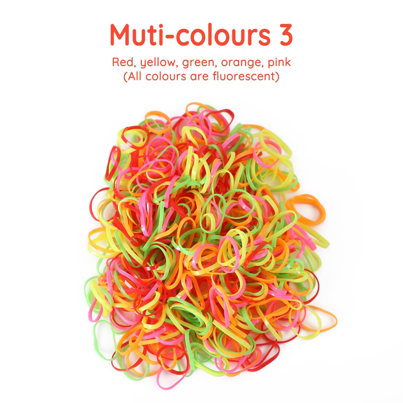 Various Colors Mini Hair Elastics Rubber Bands Braids Braiding Plaits Bands