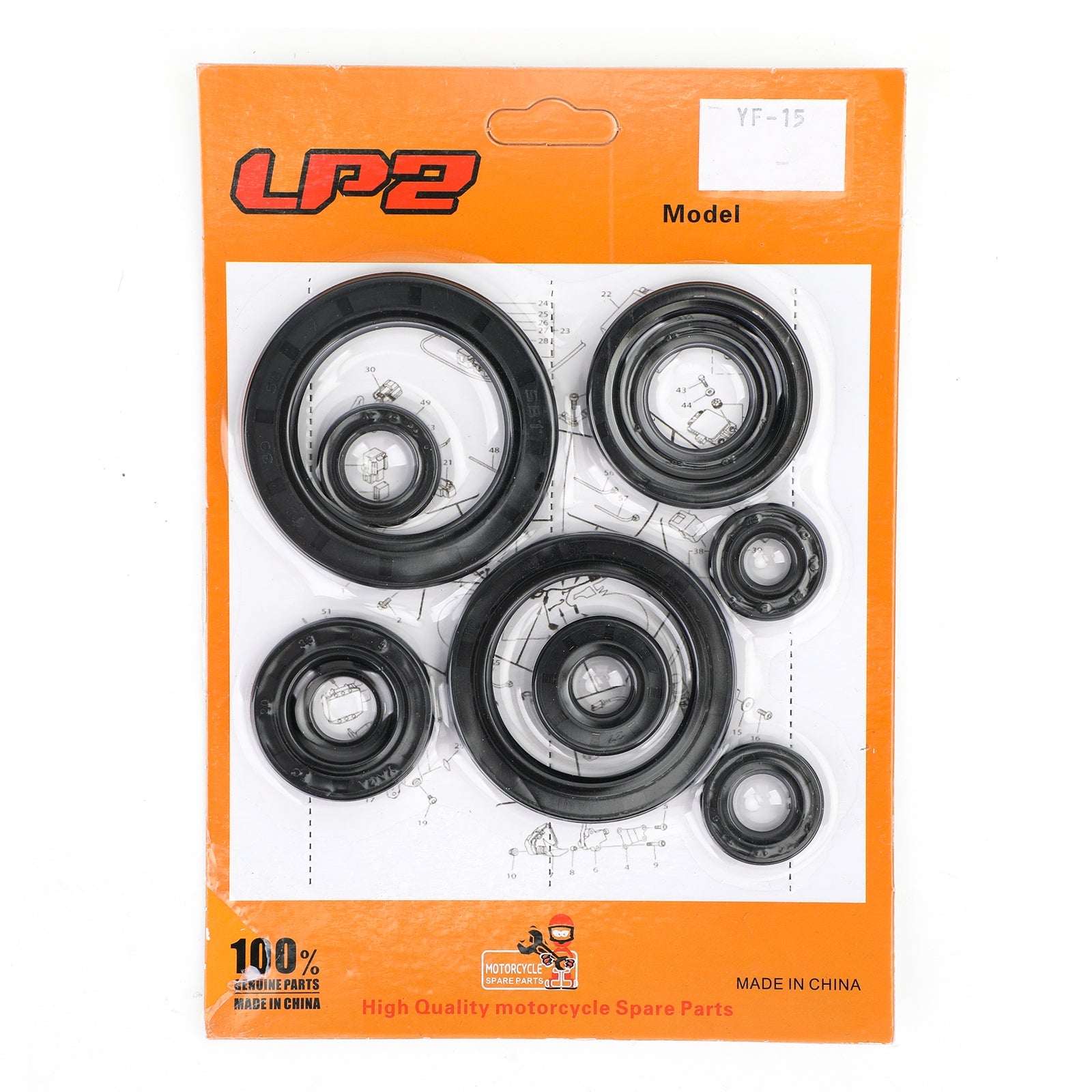 10 stks Motorolie Seal Kit Set voor Honda CRF450R CRF 450 2002-2006 2005 2004 2003 Generieke