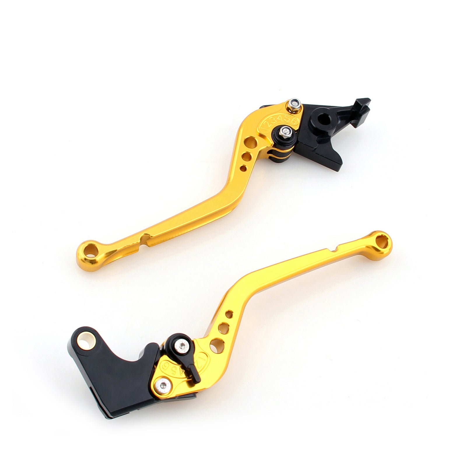 Brake Clutch Levers For Kawasaki ZX-6/ZZR600 ZX9R ZXR400 ZZR Z750S ER-5 ZR Black Generic