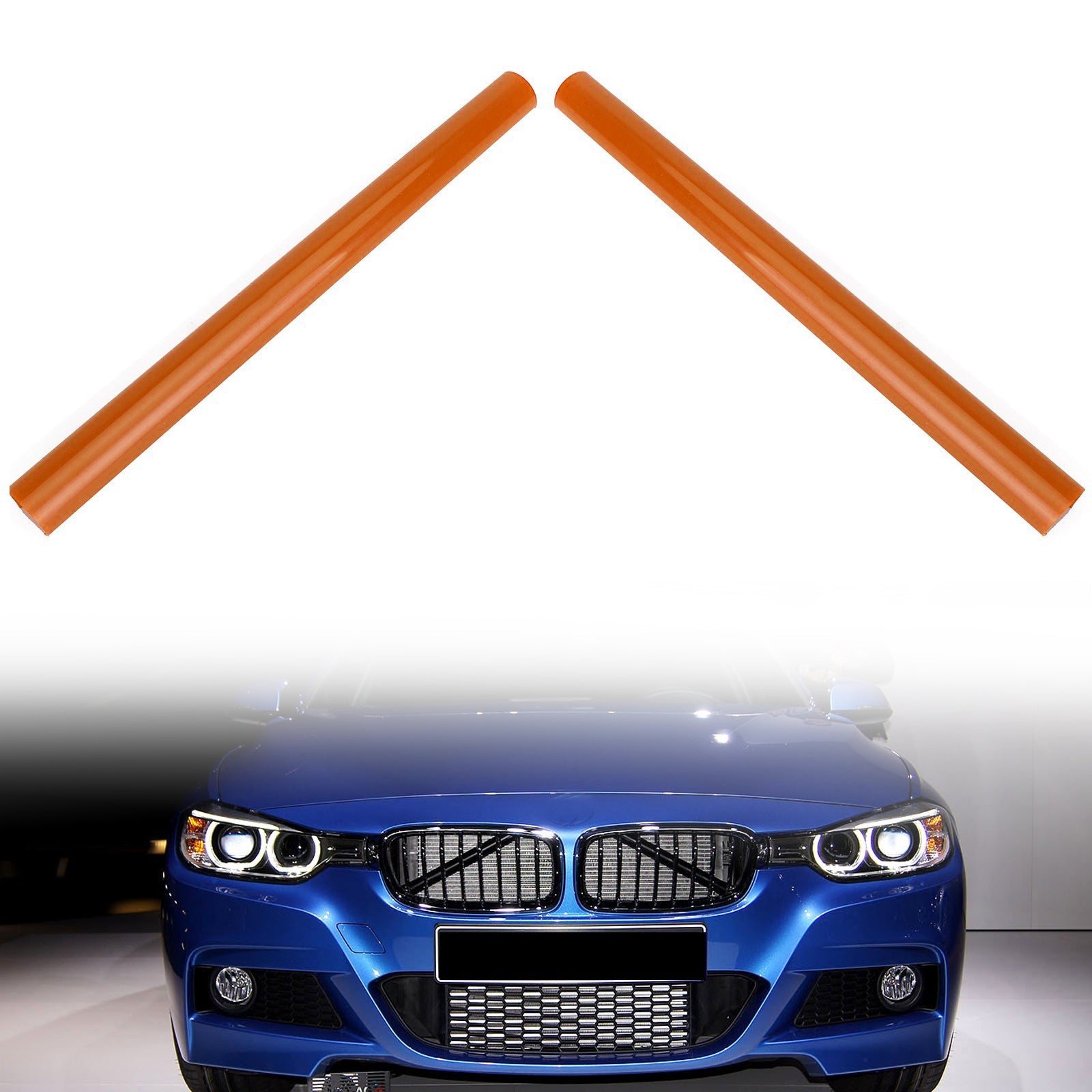 # A couleur Support grille barre V attelle pour BMW F30 F31 F32 F33 F34 F35 Orange