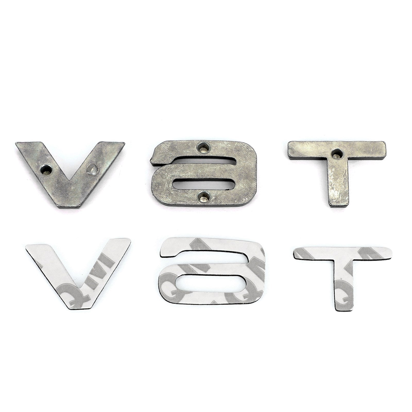 V6T Emblem Badge Fit For AUDI A1 A3 A4 A5 A6 A7 Q3 Q5 Q7 S6 S7 S8 S4 SQ5 Black