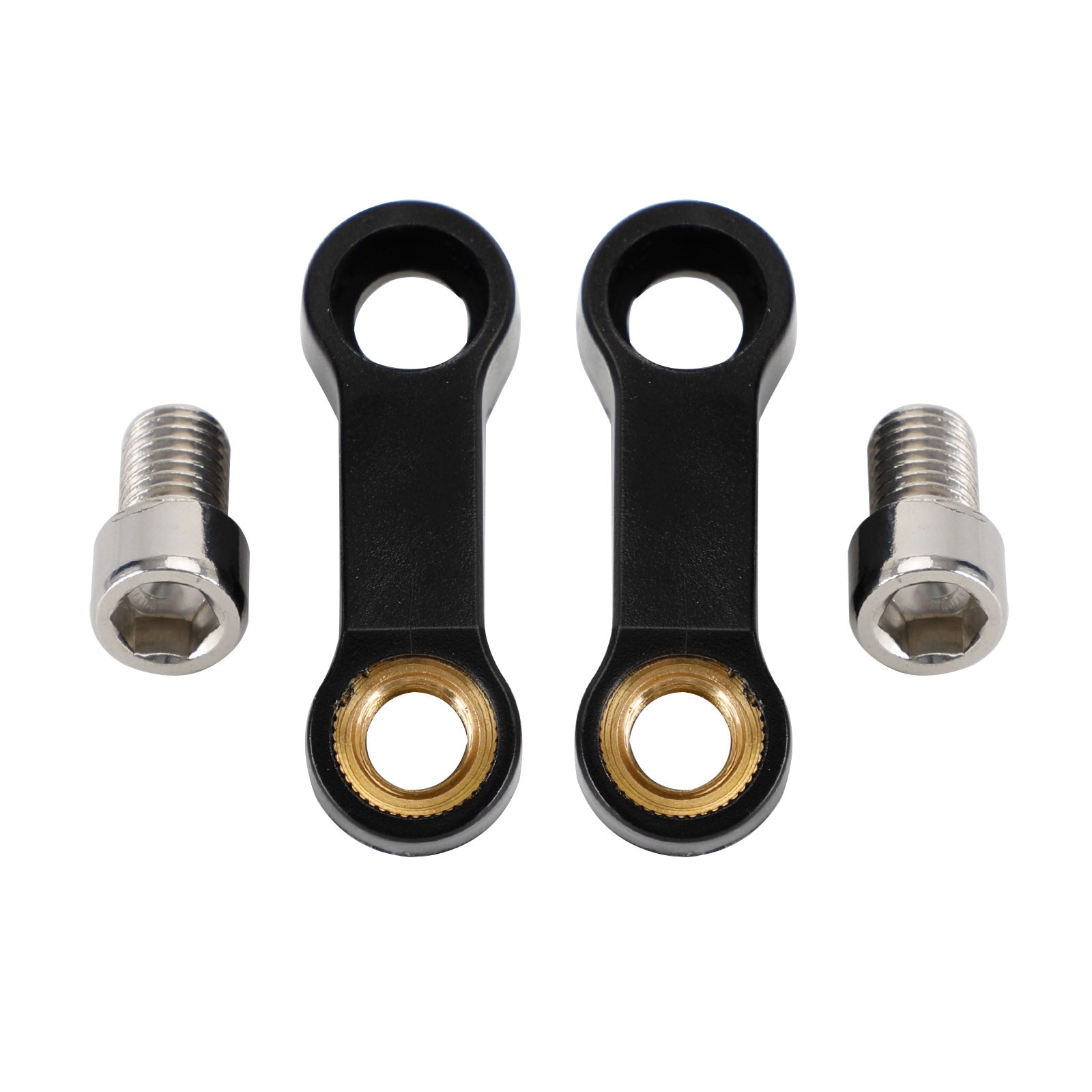 10 mm x 1,5 motorfiets ABS spiegelverhoger verlengadapterbevestigingen arm rechts paar