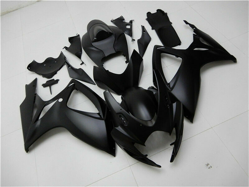 2006-2007 Suzuki GSXR 600/750 Fairing Matt Black Kit