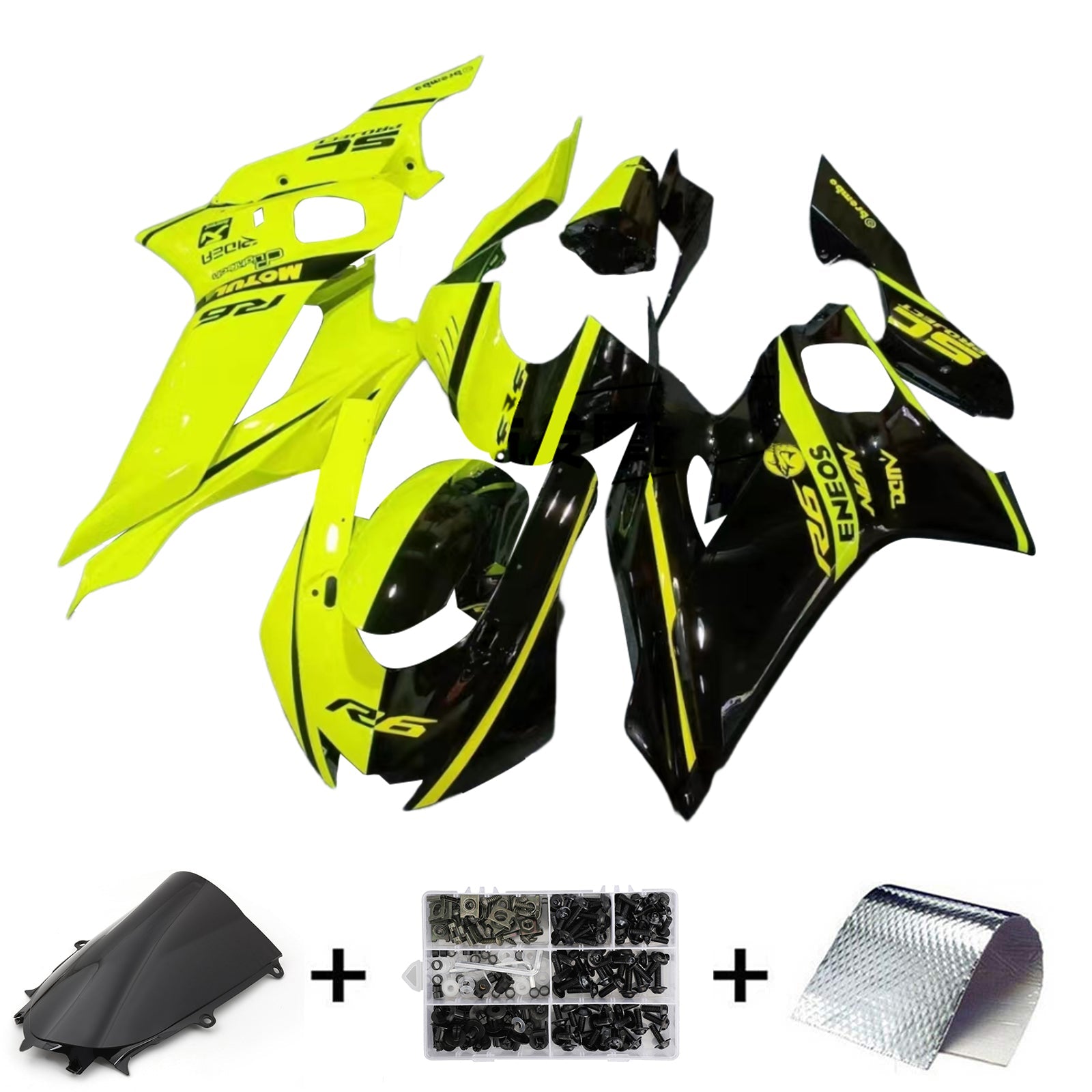 2017-2022 Yamaha YZF-R6 Kit de carenado Carrocería Plástico ABS