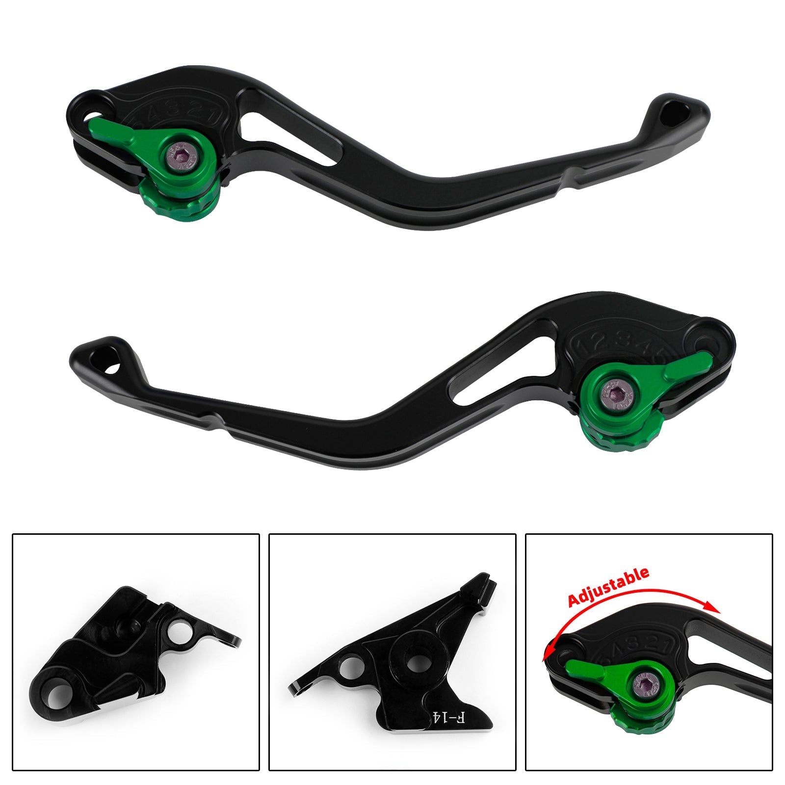 Kawasaki ZZR600 ZXR400 Z750S ZX9R ER-5 NEW Short Clutch Brake Lever