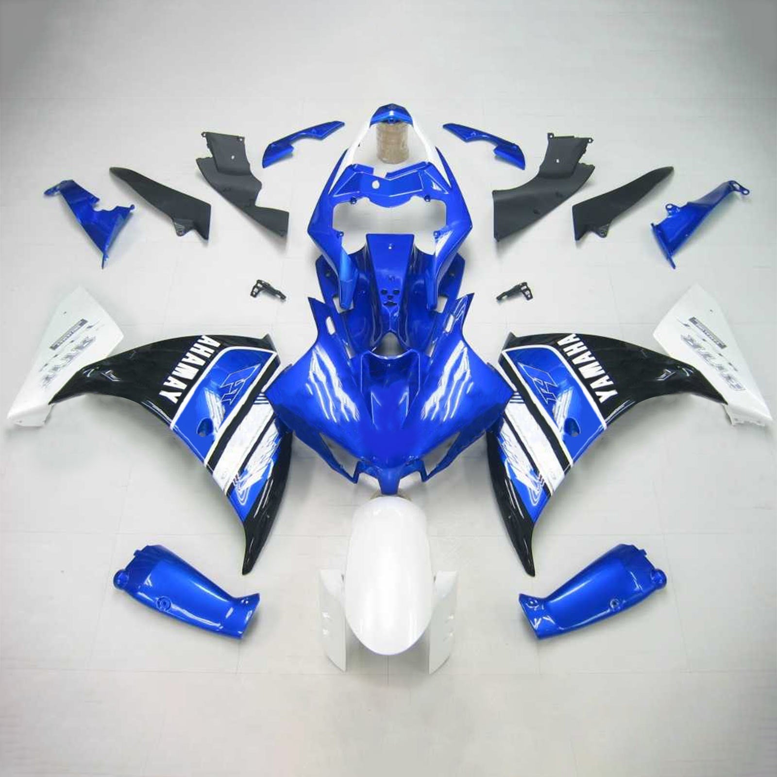 2012-2014 Yamaha YZF 1000 R1 Amotopart Kit de carénage d'injection carrosserie plastique ABS #106