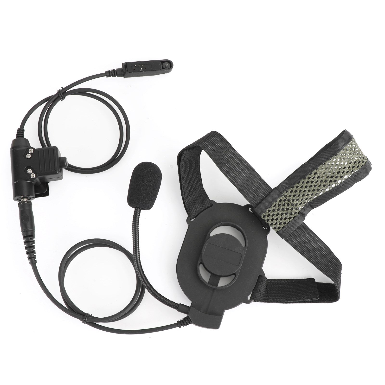 Waterdichte tactische op het hoofd gemonteerde headset geschikt voor BaoFeng BF-UV9Rplus BF-UV9R