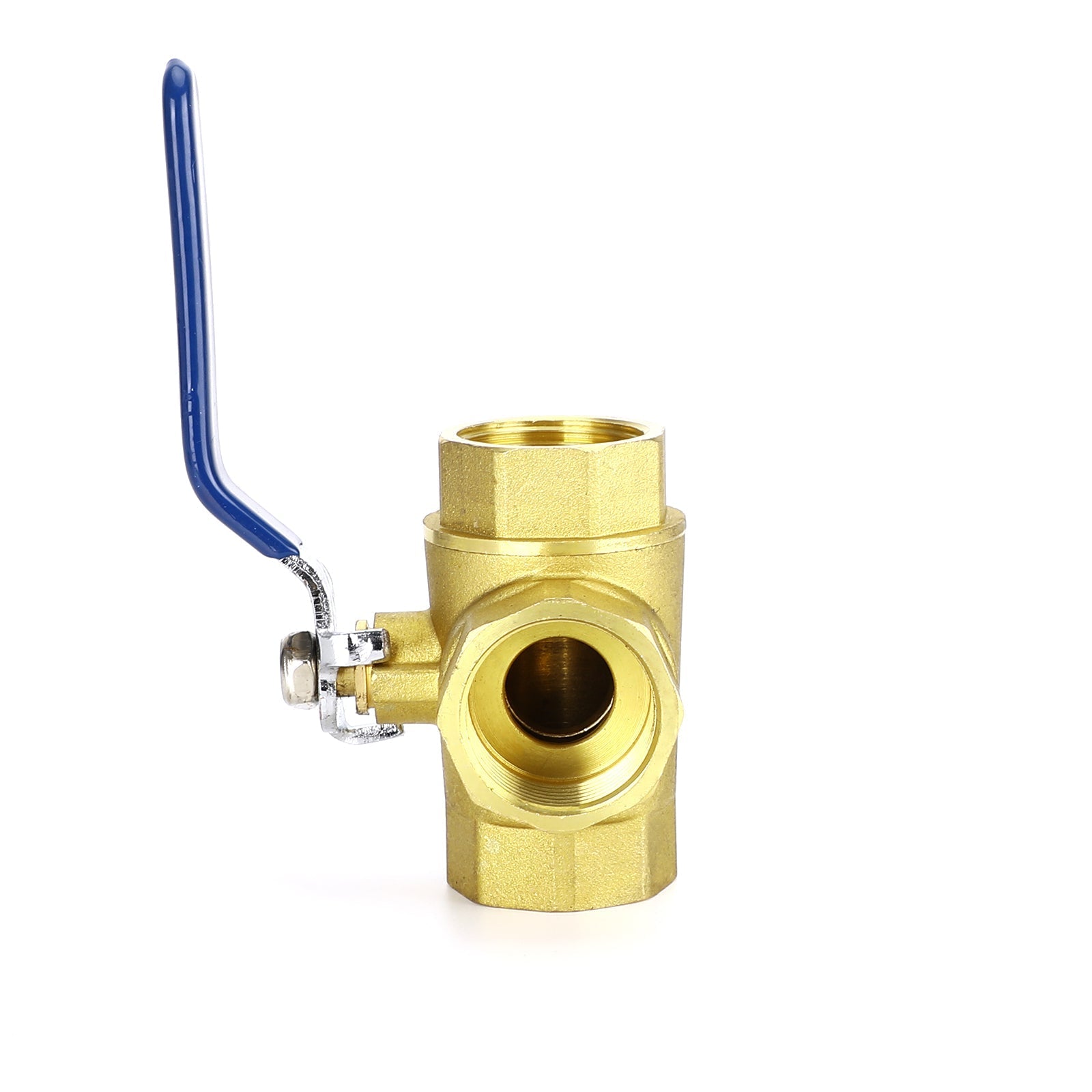 1" 3 Way Ball Valve Female L Port Vinly Insulation Handle 600 WOG DN25