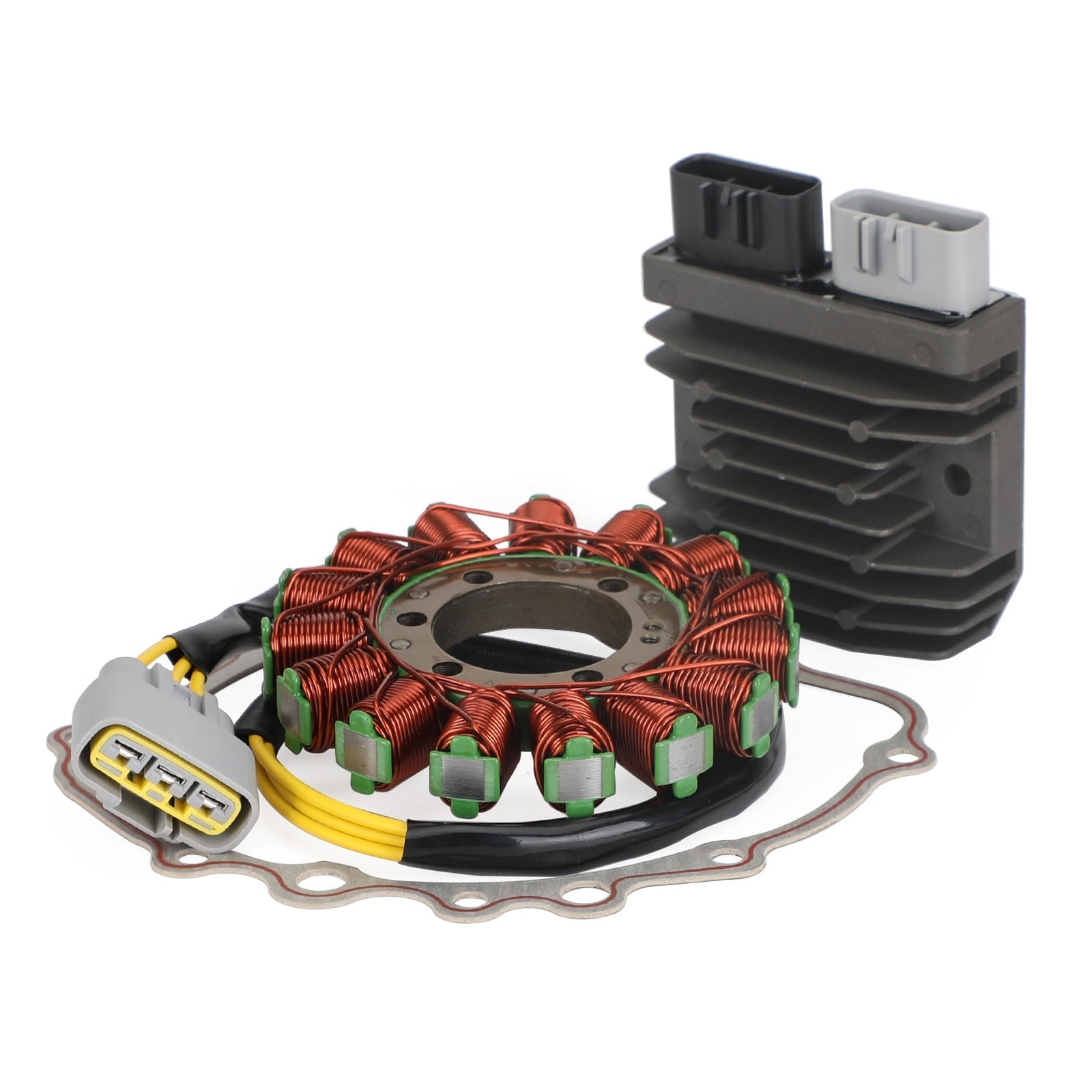 Magneto Stator + Spanningsregelaar Gelijkrichter + Pakking Voor Honda CBR600RR/ABS 13-21 Generiek