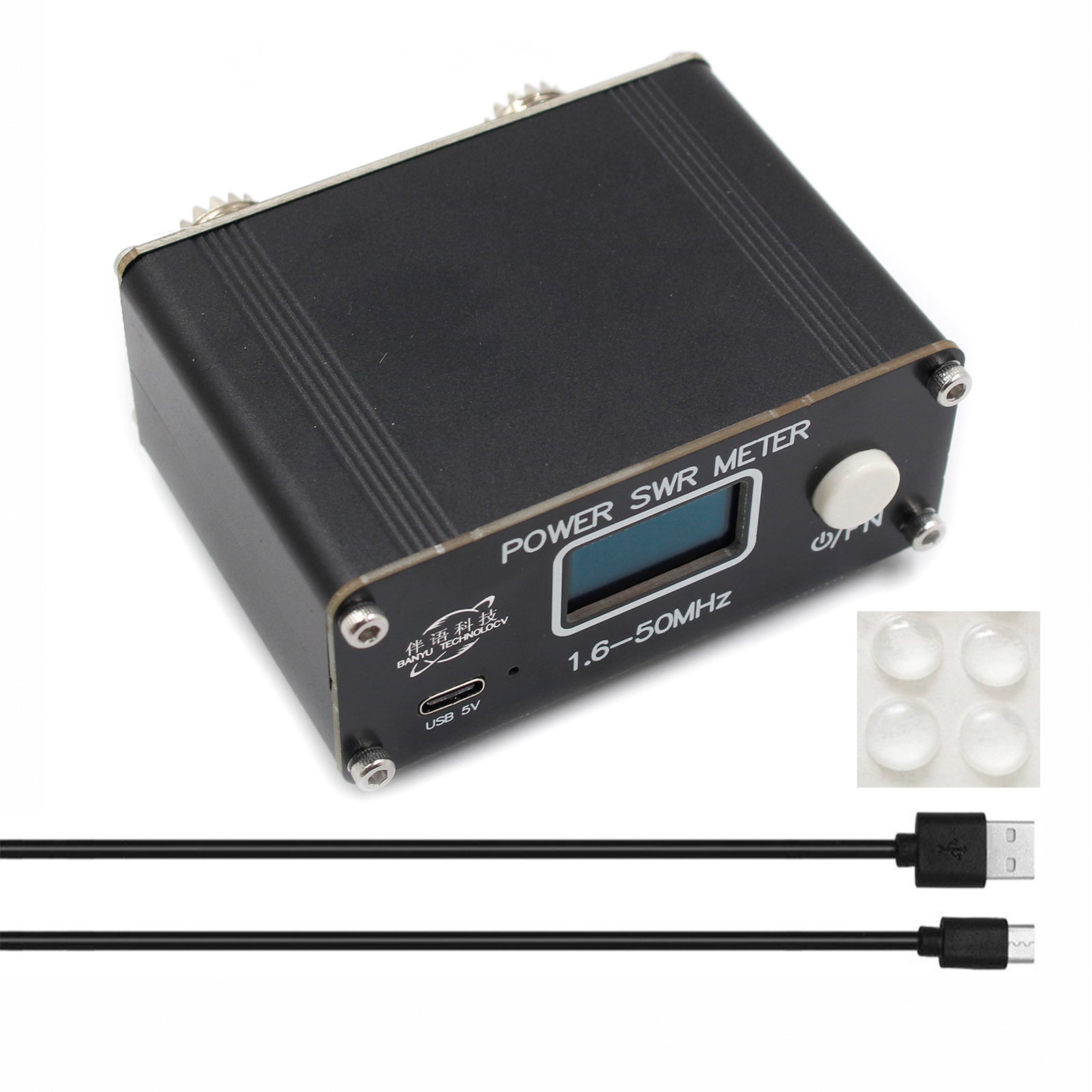 QRP 150W 1,6-50MHz SWR HF Kortegolf staande golfmeter SWR/vermogensmeter FM/AM/CW