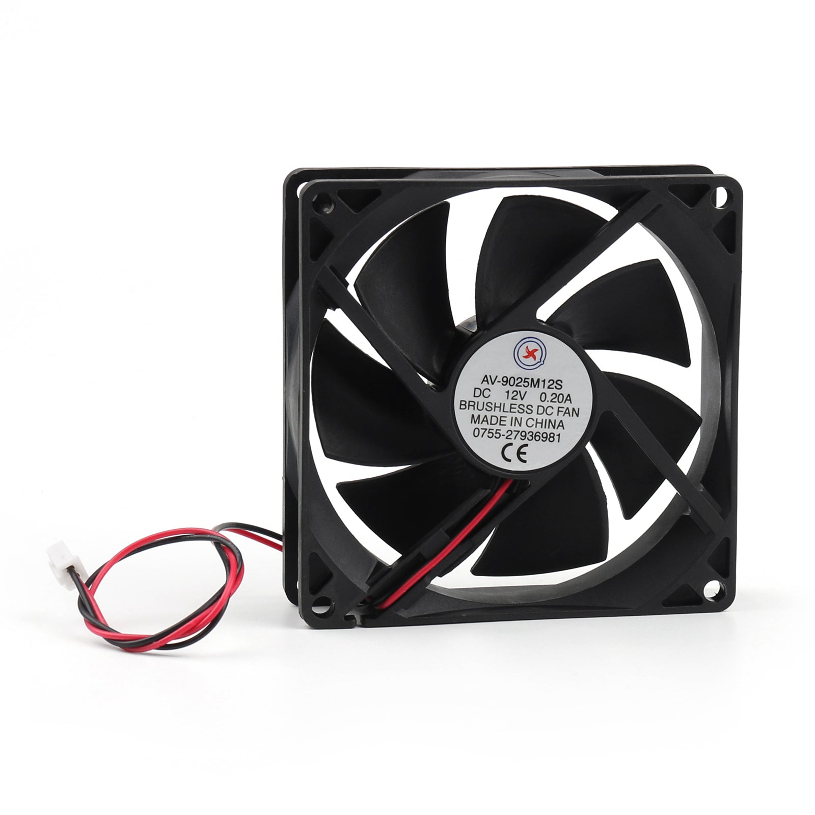 1Pcs DC Brushless Cooling Fan 12V 0.2A 9025S 90x90x25mm 2 Pin CUP Computer Fan