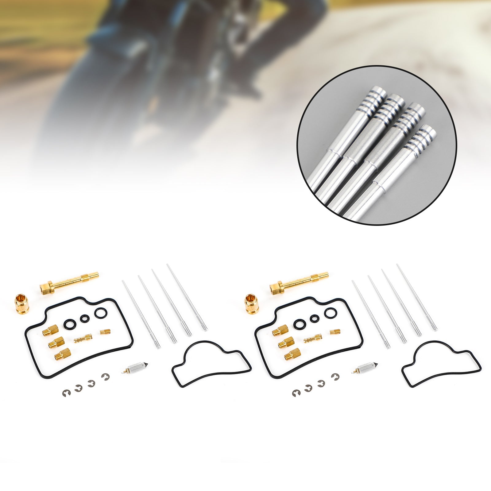 2x Kit de reparo de reconstrução de carbuil