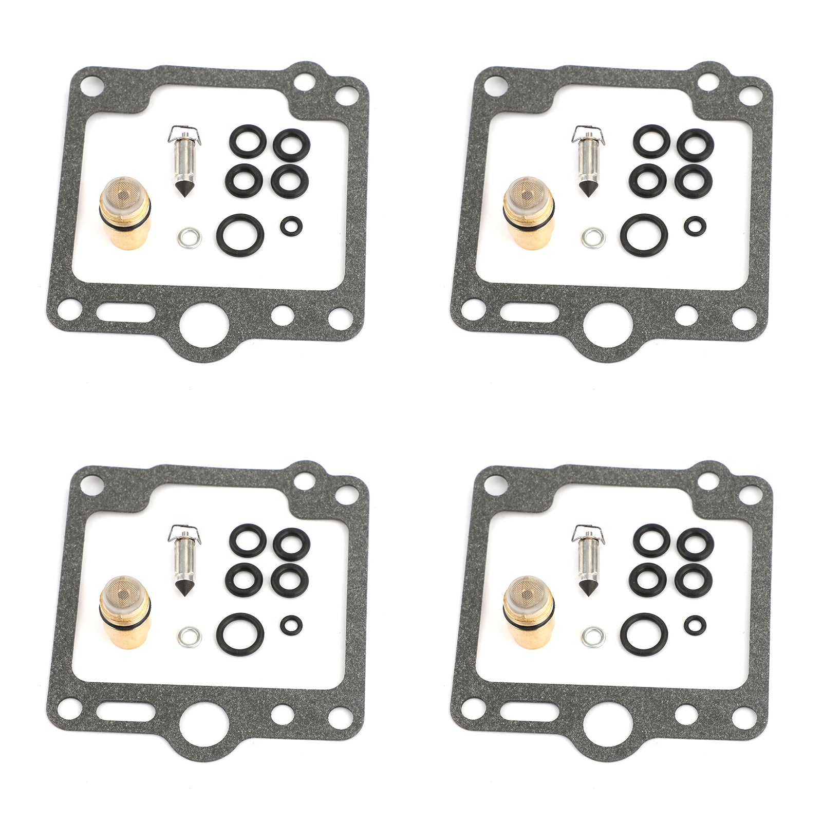 4 sett forgasser reparasjonssett for Yamaha XJ700 Maxim X 700 XJ750 FJ1100 FJ1200 Generisk