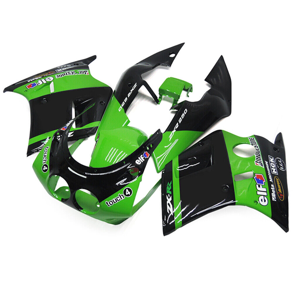 1989-1990 Kawasaki ZXR250 Amotopart Injection Fairing Kit Bodywork ABS #101