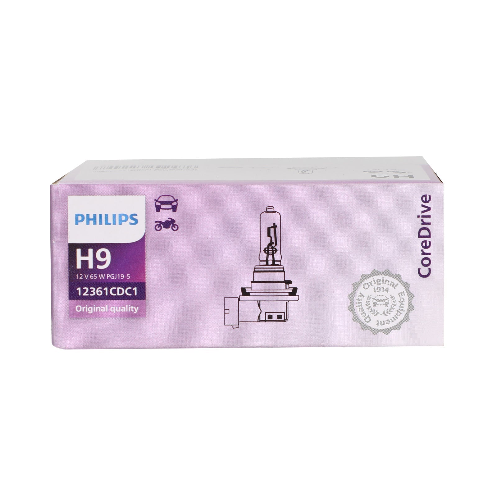 H9 Voor Philips CoreDrive Halogeenkoplamp 12361CDC1 12V 65W PGJ91-5 Generiek