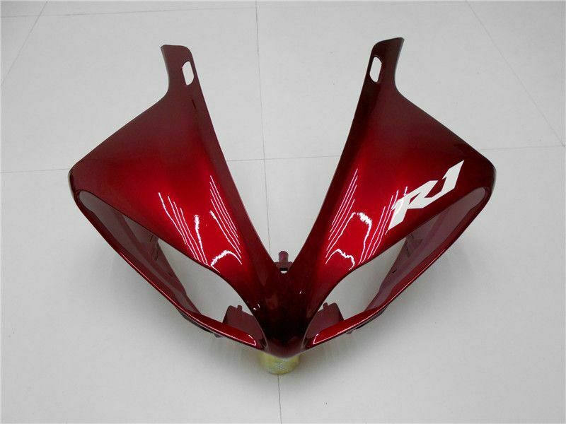 2009-2011 Yamaha YZF R1 Fairing Red Black Kit